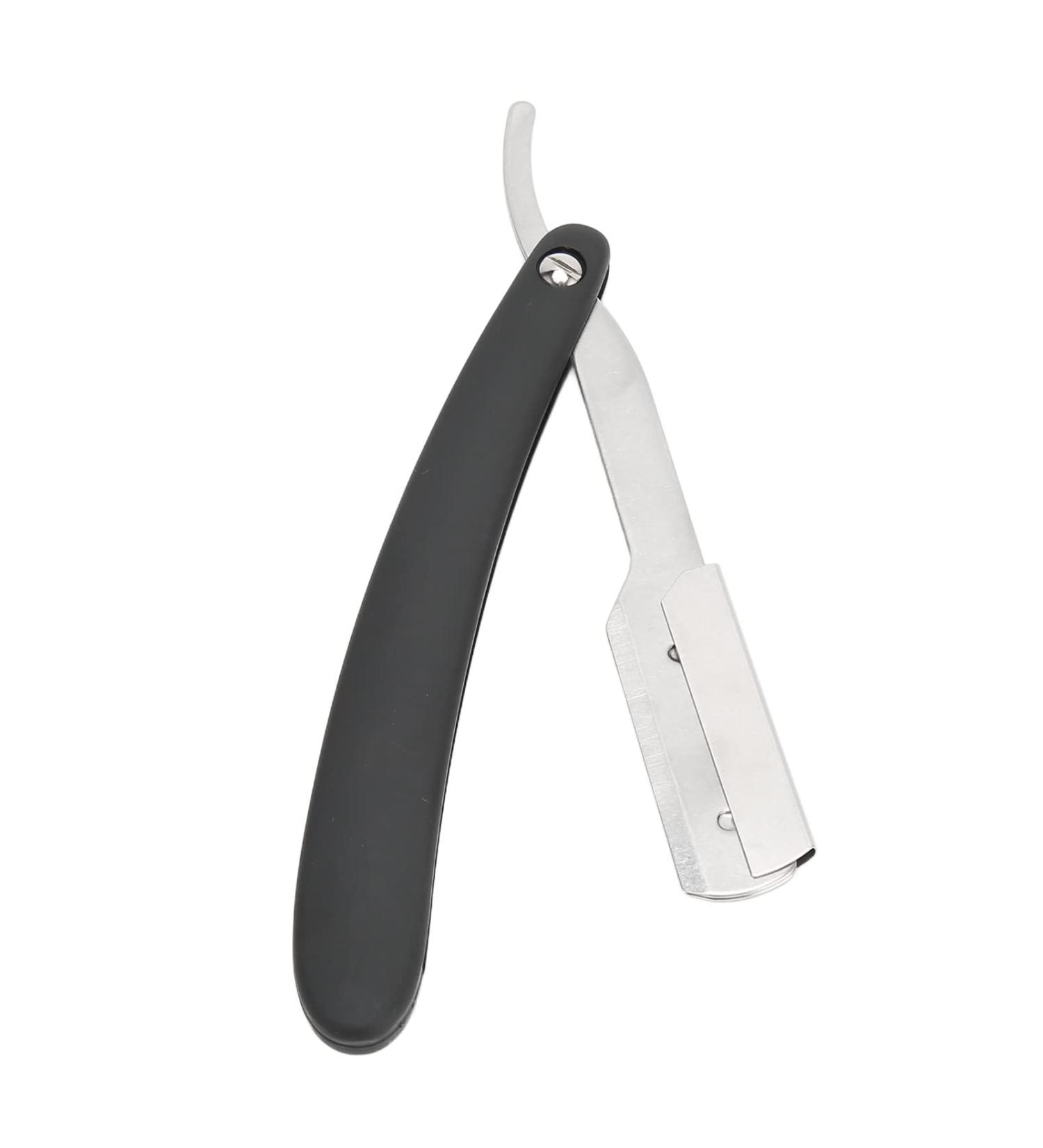 Professional Stainless Steel Straight Razor - Foldable Barber Blade for Men | Ideal for Precision Shaving - Buy Online on GoSupps.com
