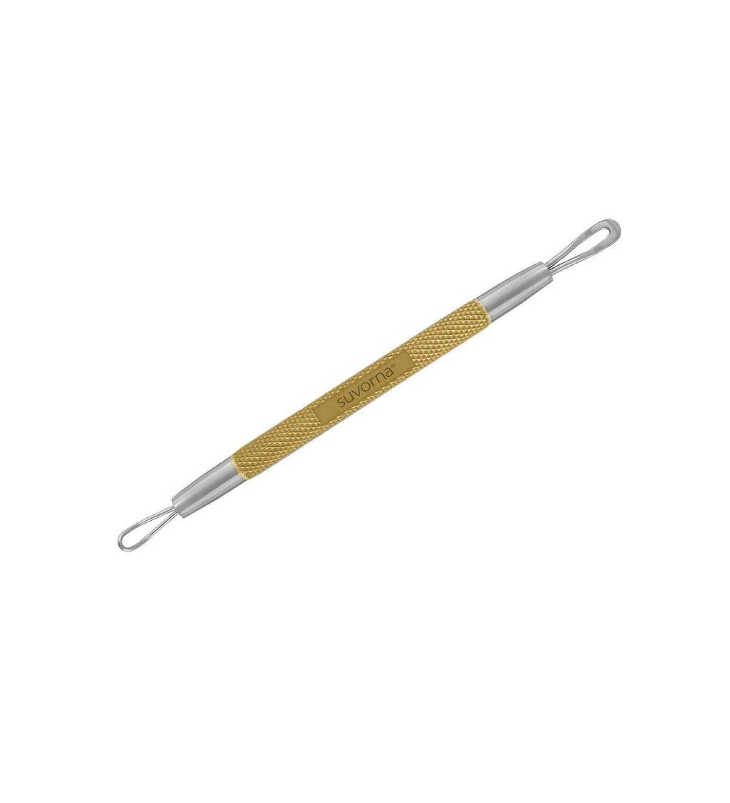 SC-11103-GLD Suvorna Whitehead Remover | Effective Pimple & Cyst Removal Tool for Clear Skin - Buy Online on GoSupps.com