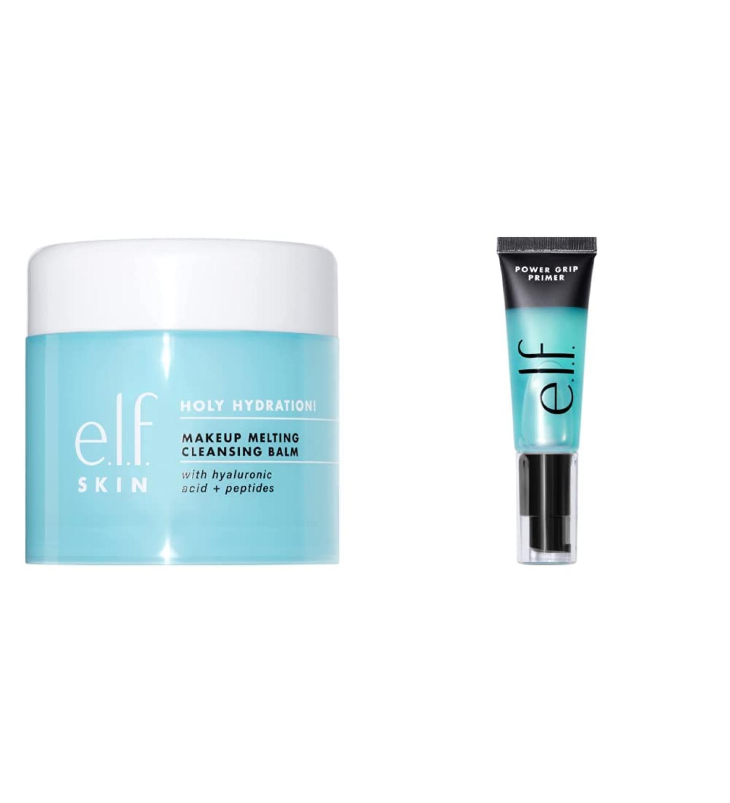 e.l.f. SKIN Holy Hydration! Makeup Melting Cleansing Balm + Power Grip Primer Balm + Primer 6 Oz - Buy Online on GoSupps.com