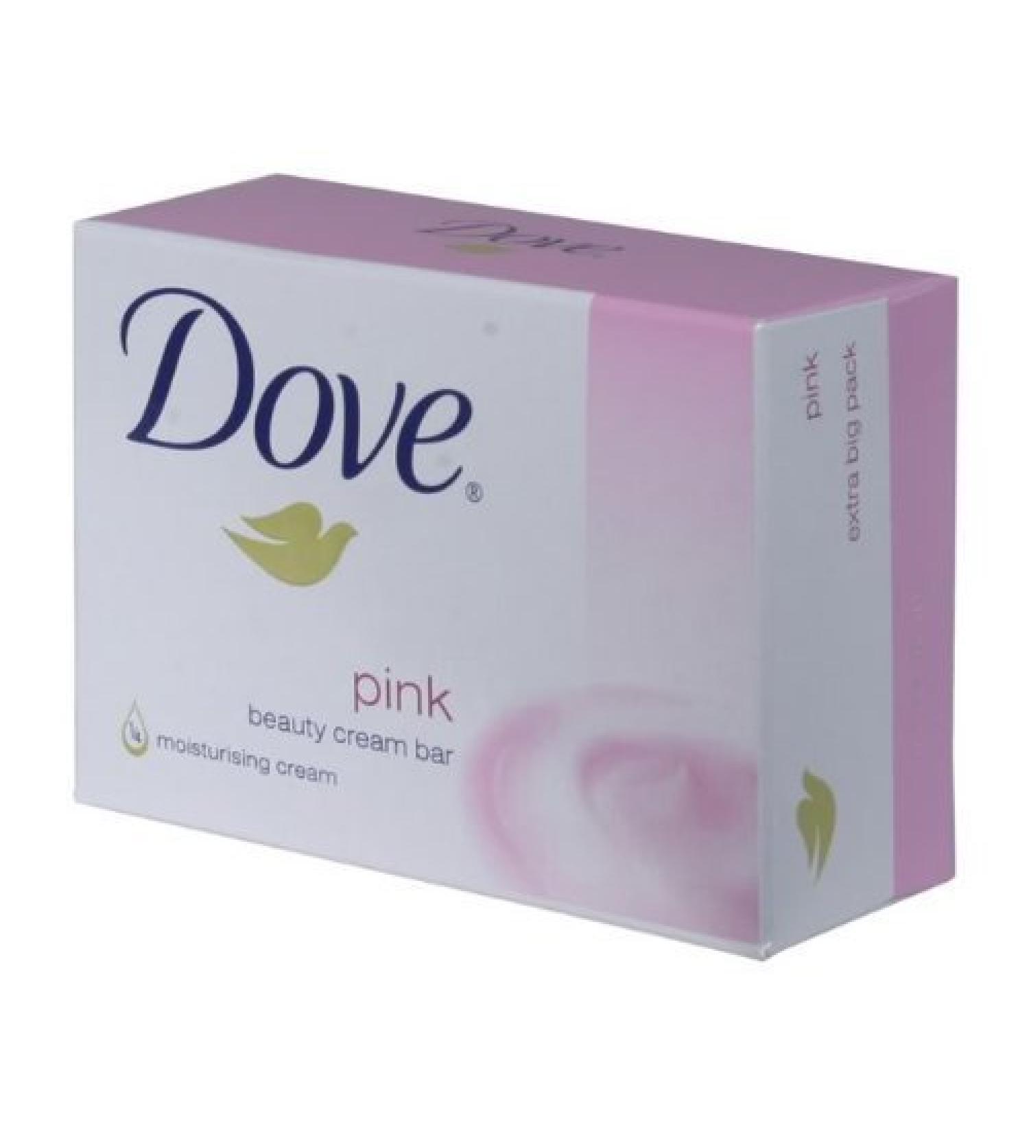 Dove Beauty Bar Rose Soap 135g (Box of 48 Bars)