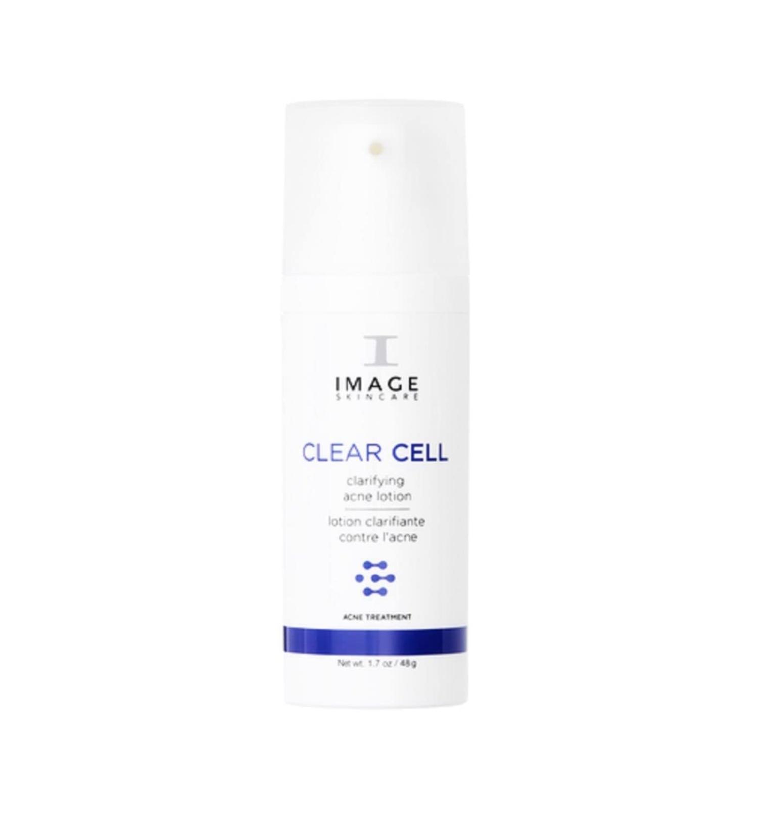 IMAGE Skincare CLEAR CELL Acne Lotion Treatment with Benzoyl Peroxide 1.7 oz - Buy Online on GoSupps.com