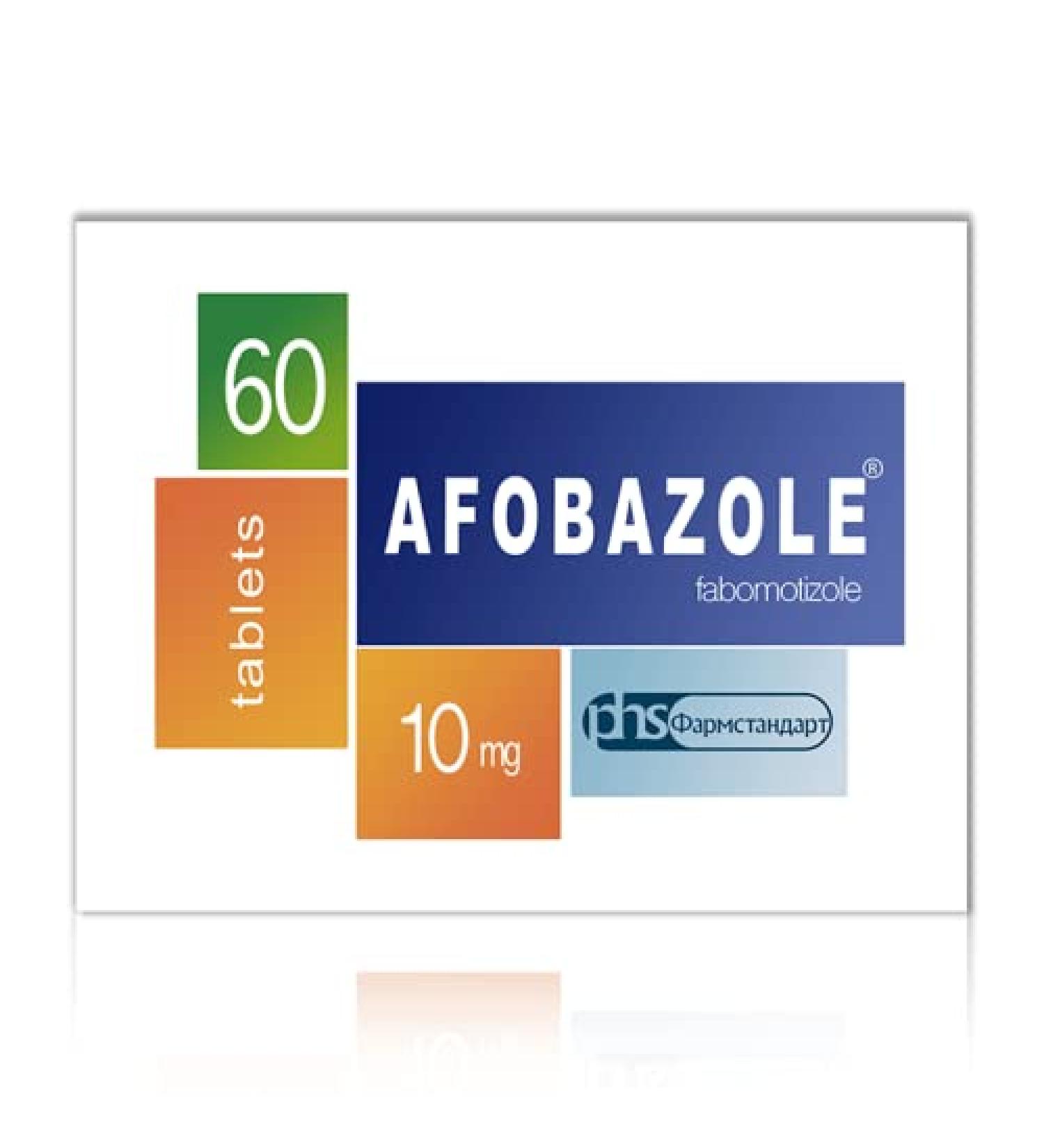 Pharmstandart Afobazole (Afobazol) 60 10 mg for Use When Anxiety Stress and Sleep Disorders