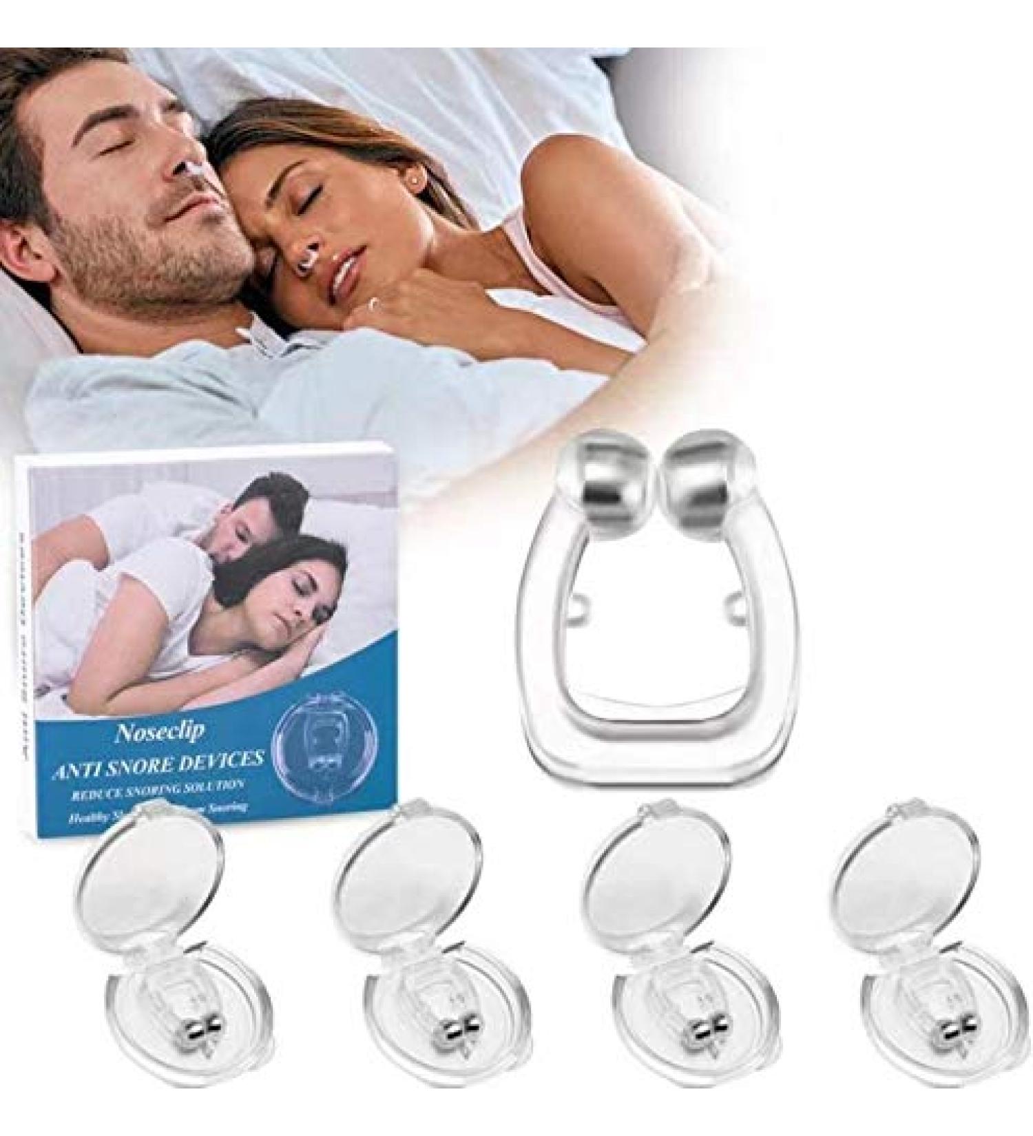 Anti Snoring Devices - Snore Stopper Clips for Men and Women - 4pcs - Buy Online on GoSupps.com