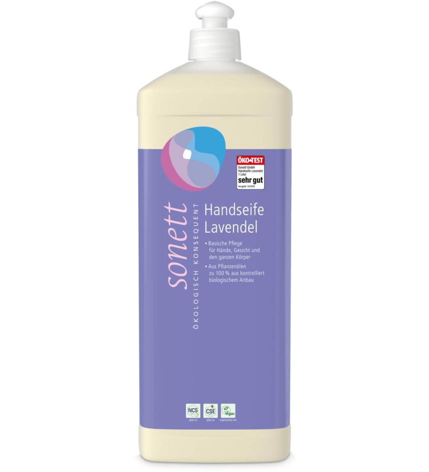 Sonett Sonett Organic Lavender Soap 2 x 1000 ml