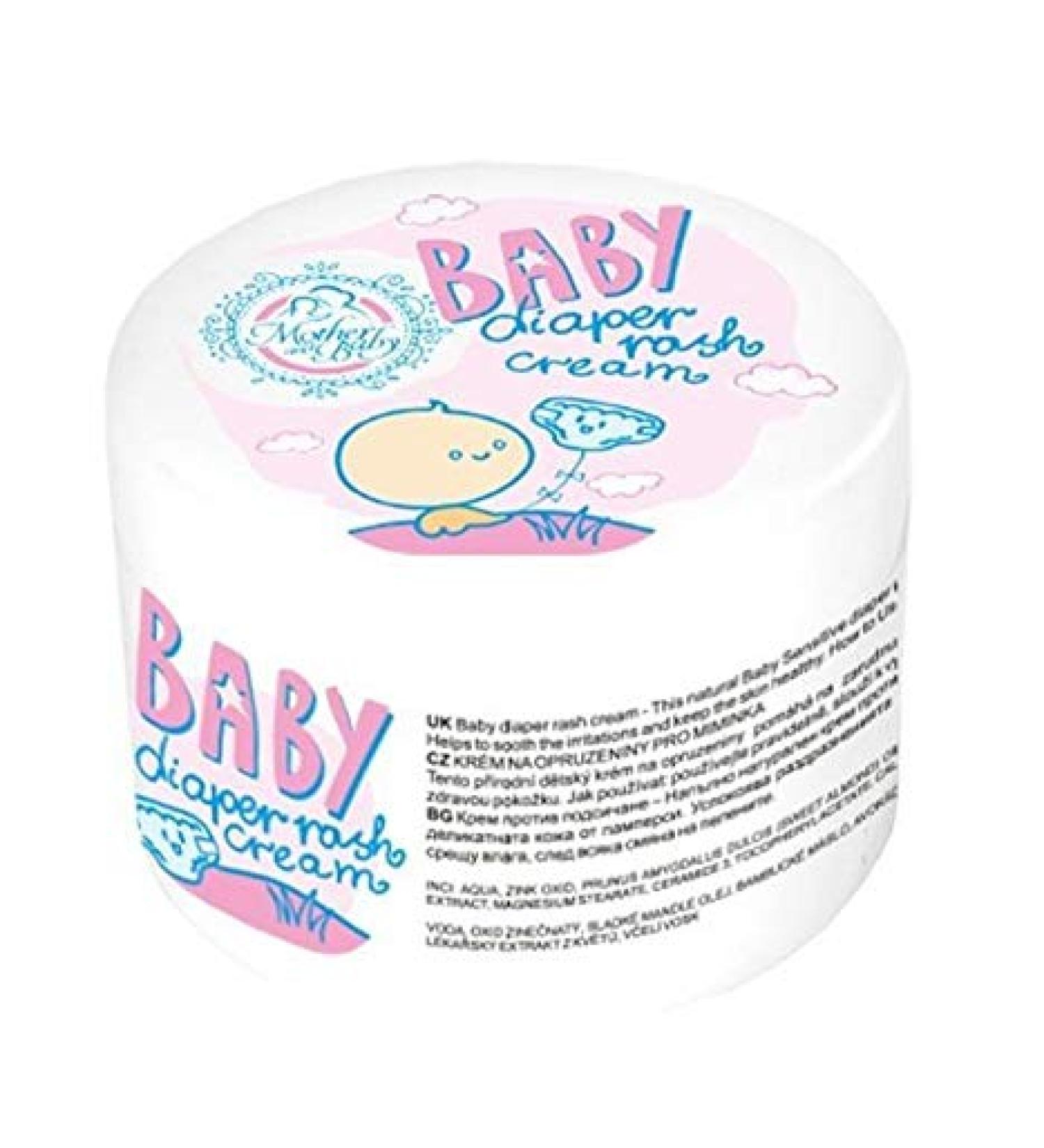 -606- BABY diaper rash cream with shea butter avocado oil almond oil and marigold for babies 100 ml