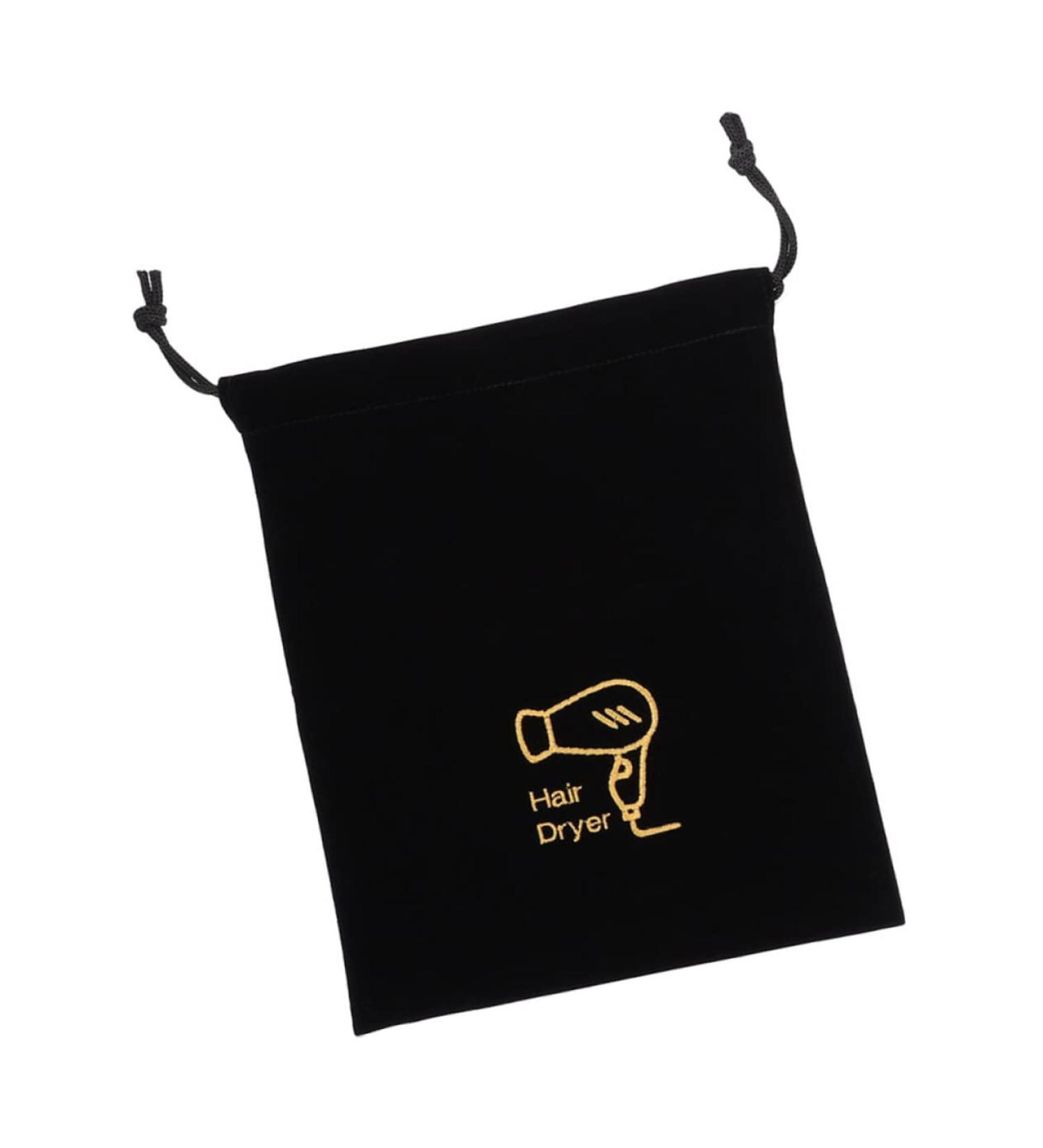 Healeved 3pcs Hair Dryer Storage Bag Black Bag Drawstring Bags Hair Dryer Supplies Shoe Cloth Bag - Buy Online on GoSupps.com