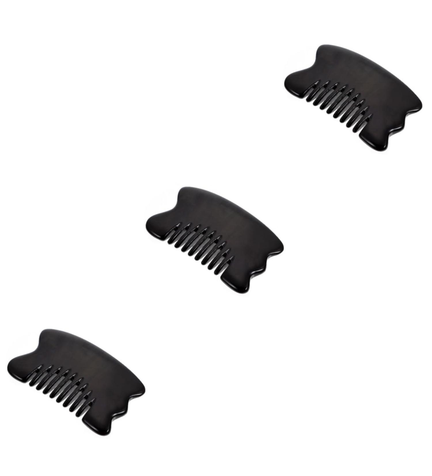 Minkissy 3-Piece Massage Comb Set | Head Massager Facial Roller & Hair Pick for Ultimate Relaxation & Teasing - Buy Online on GoSupps.com