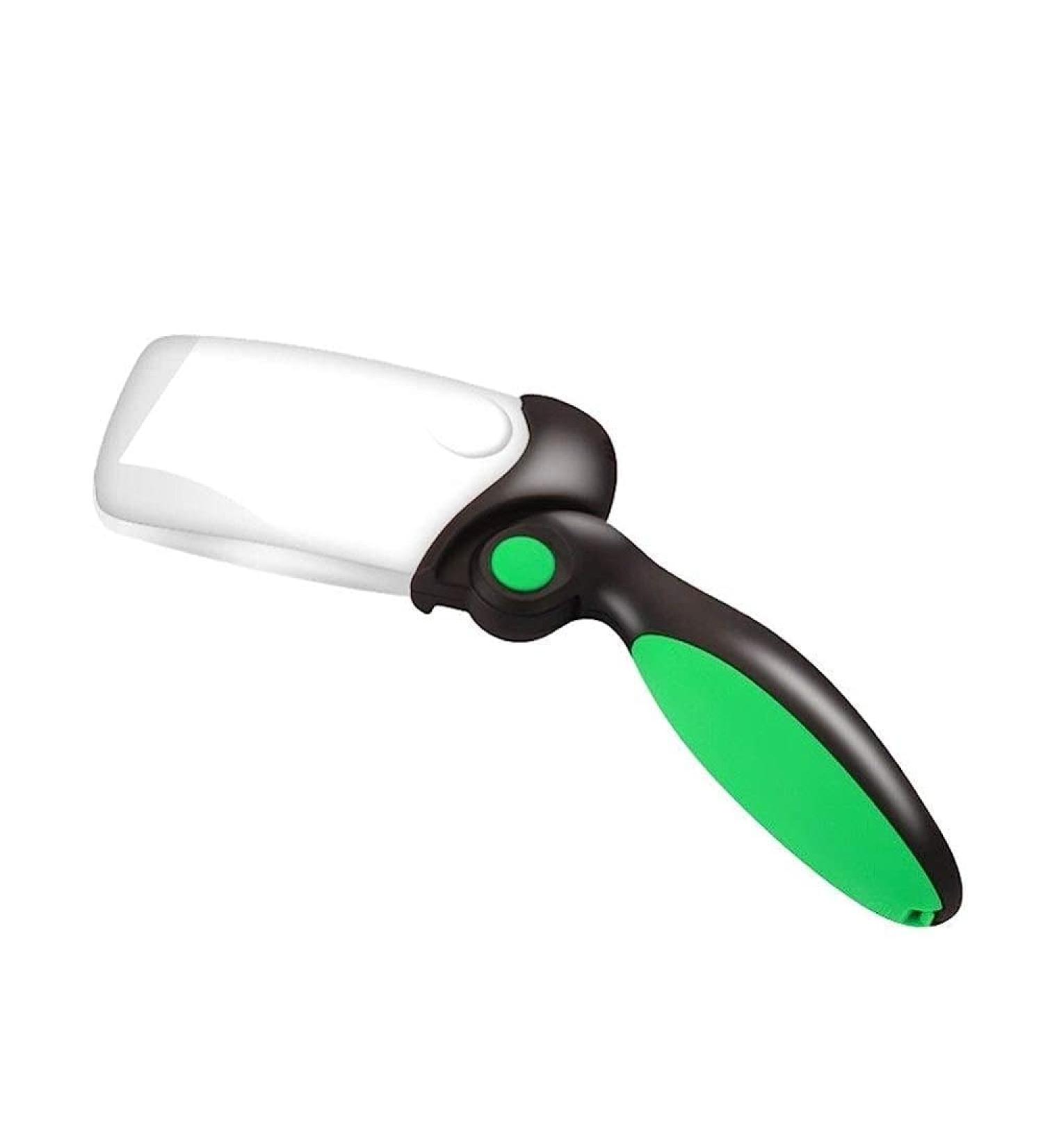 Magnifying Glass with Light 10X 20X Magnification Lightweight Handheld Magnifying Glass for Reading Hobbies Magnifier Comfortable Anniversary - Buy Online on GoSupps.com