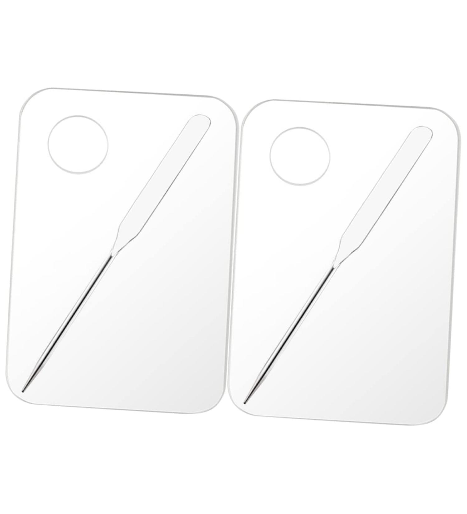  HAPINARY Foundation Palette Mixing Plate Spatula Polish Palette Kit - Buy Online on GoSupps.com