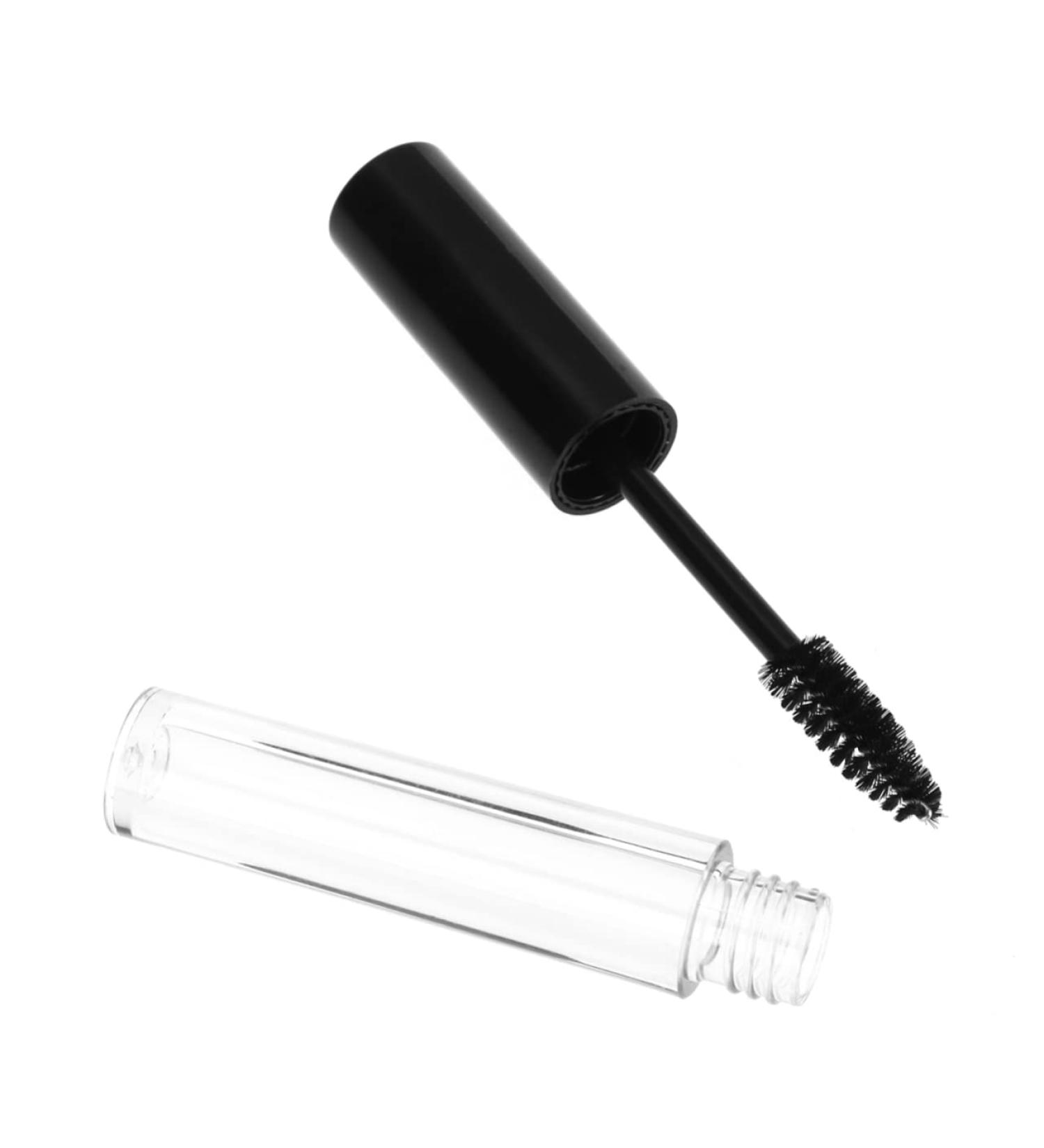 TOVINANNA 6pcs Cream Bottle Empty Tubes for Empty Mascara Bottles Black