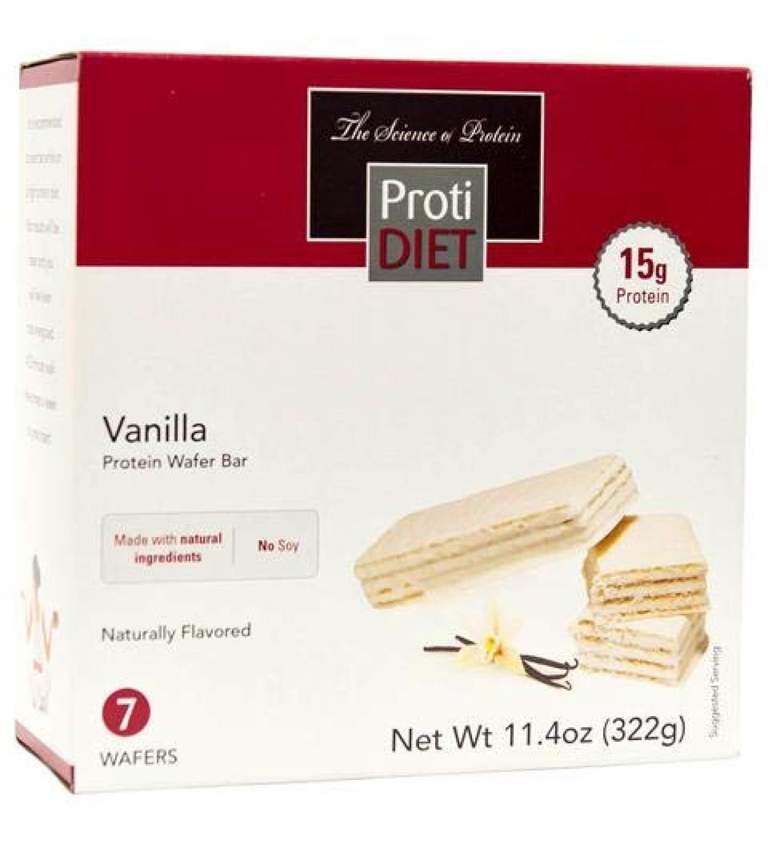 ProtiDiet - Vanilla Protein Wafer Bar