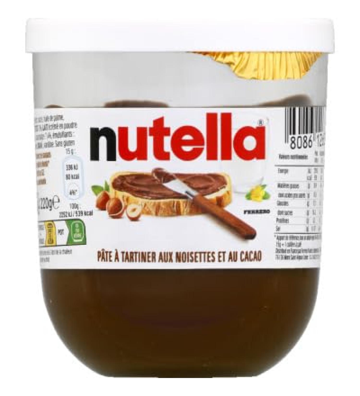Nutella Nutella hazelnut and cocoa spread - 220g jar
