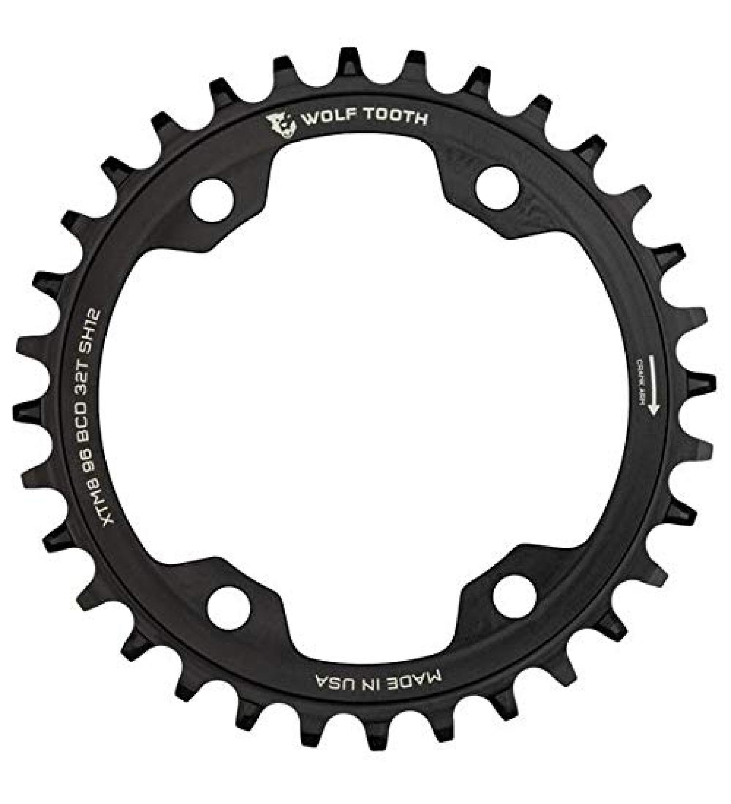 Wolf Tooth Chainrings for Shimano 12-Speed Drivetrains (32, XT M8000)