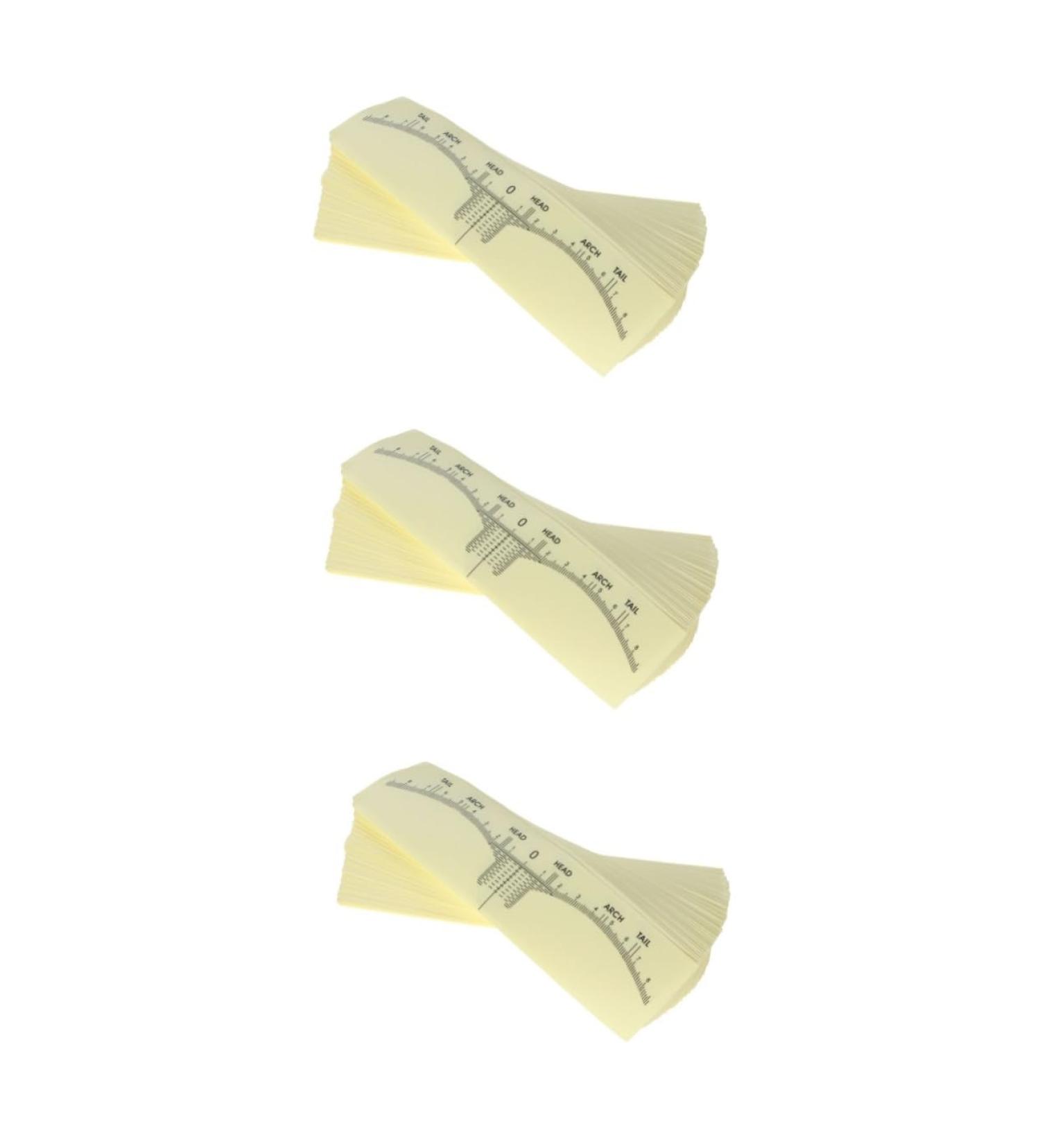 FOMIYES 300 pcs Measuring Permanent Disposable Tools Makeup Guide Shaping Adhesive Eyebrow Trimming - Buy Online on GoSupps.com