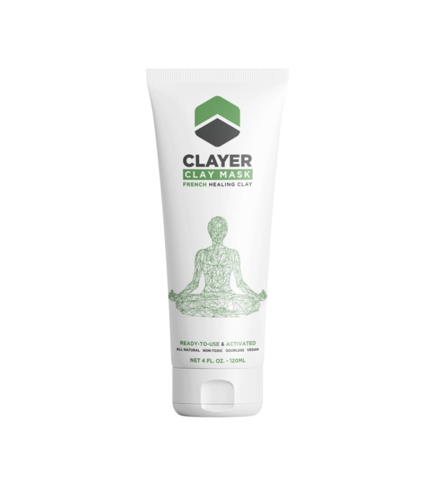 ACTIVE SKIN DETOX - 100% Natural Bentonite Clay Facial & Body Mask for Blemishes Oily Skin Detox & Blackheads - 4 FL. OZ. - Shop Internationally - Buy Online on GoSupps.com