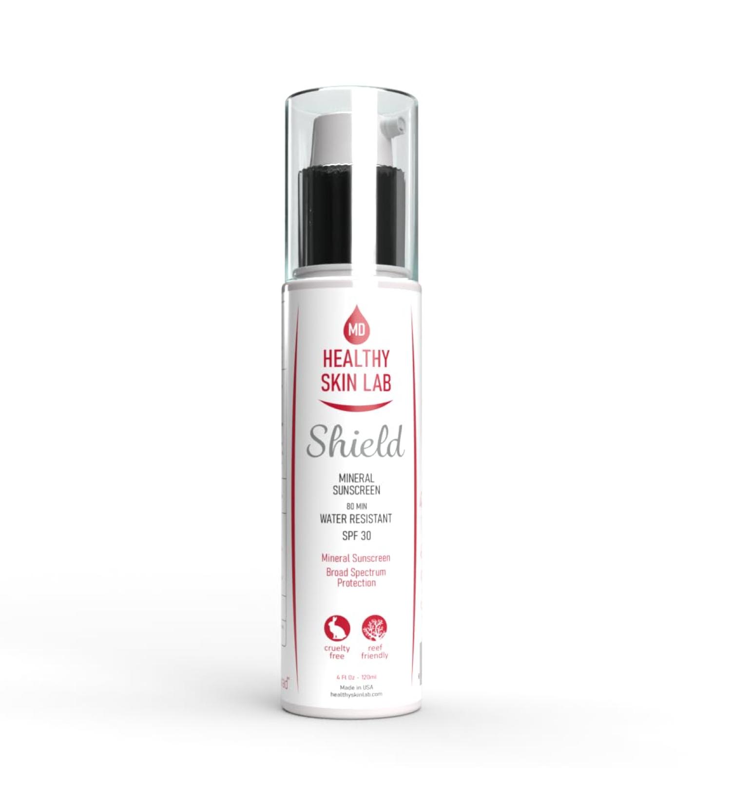 Shield Sunscreen & Moisturizer HEALTHY SKIN LAB - 4 Fl Oz. - Buy Online on GoSupps.com