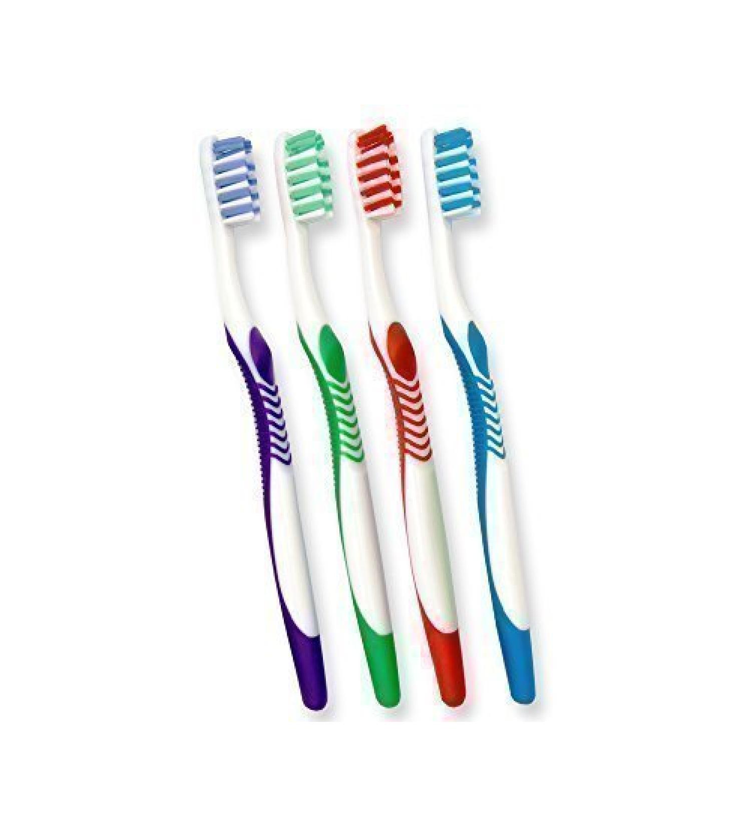 Orthodontic Toothbrush Set (4 Colors) - Single-Sided Conical Design for Braces | International Shipping Available - Buy Online on GoSupps.com