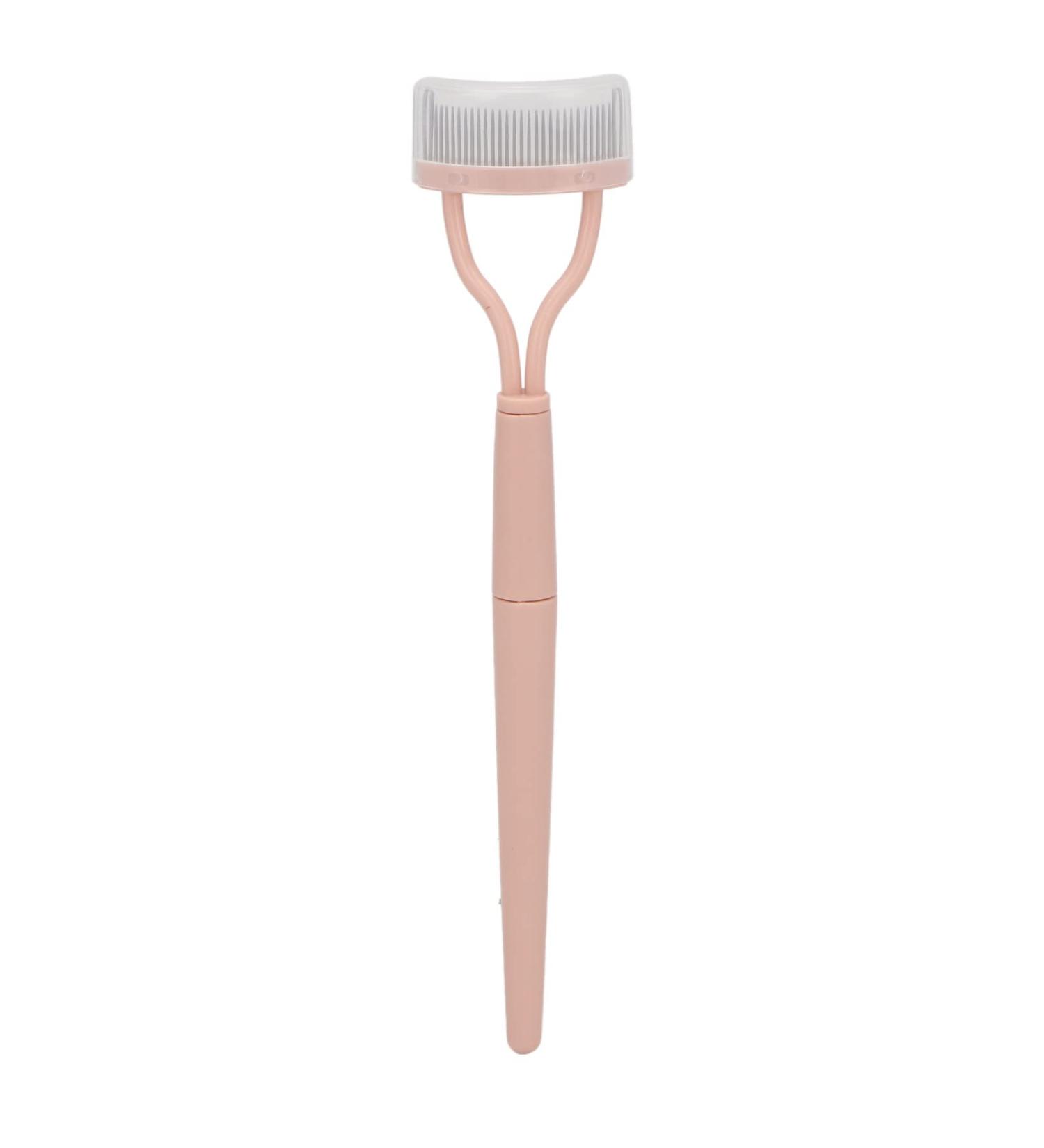 Half Arc Stainless Steel Eyelash Separator Portable Folding Eyelash Comb with Protective Cover Arc Designed Lash Definer Comb Makeup Mascara Comb - Buy Online on GoSupps.com