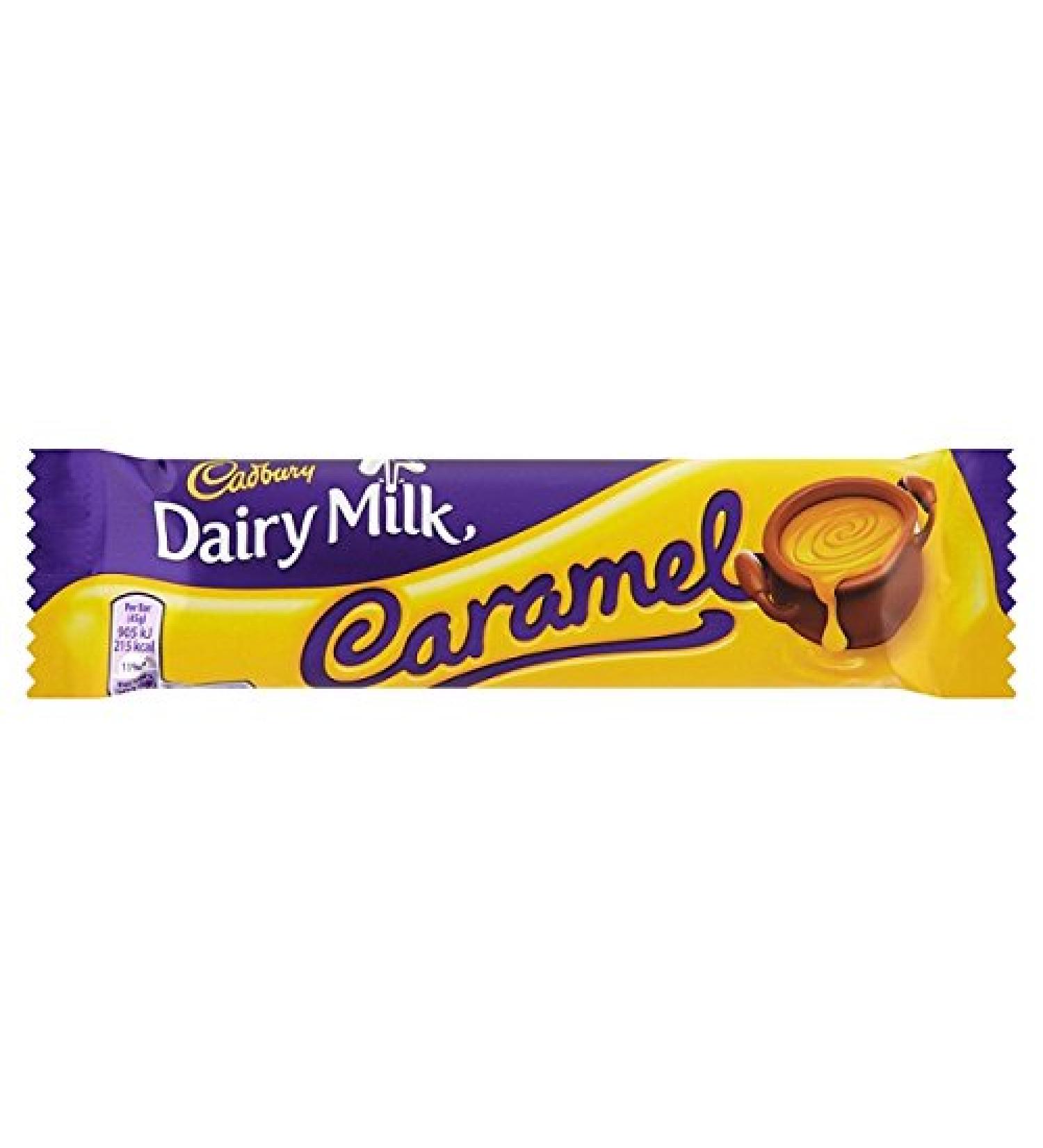 Cadbury Cadbury 45g Dairy Milk Caramel Chocolate Bars Pack of 48