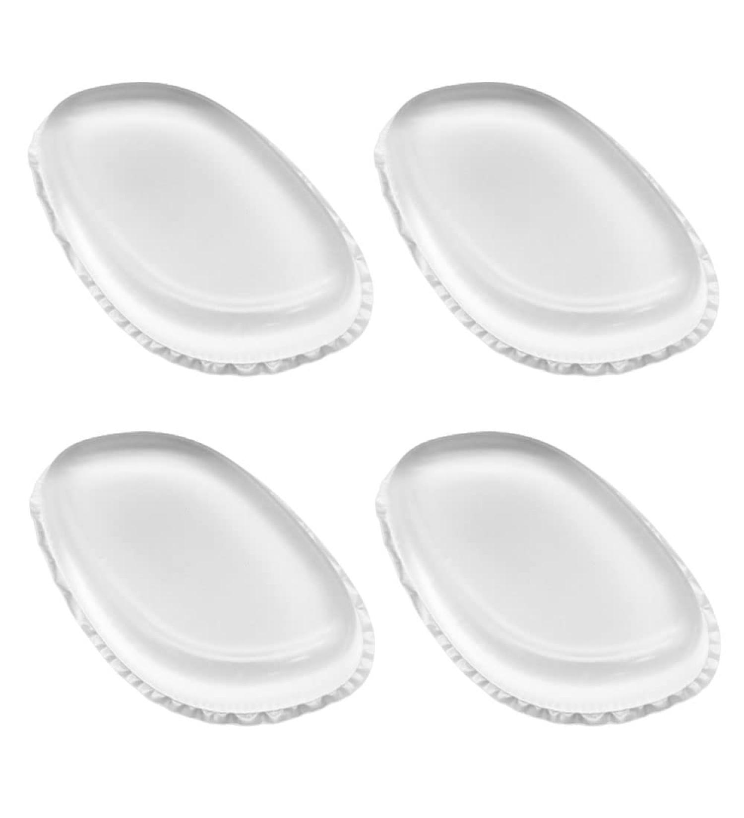 4 Pieces Silicone Makeup Sponge Silicone Makeup Blender Washable Premium Quality Gel Foundation Makeup and Puff for Liquid Primer Foundation Cream Contour or Concealer - Buy Online on GoSupps.com