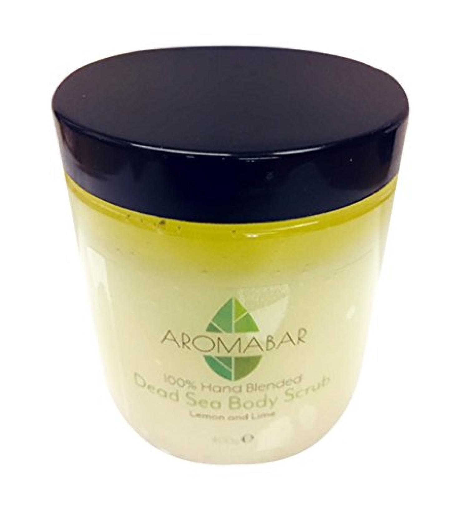 Lemon & Lime Dead Sea Salt Body Scrub 400g 100% Natural Revitalising