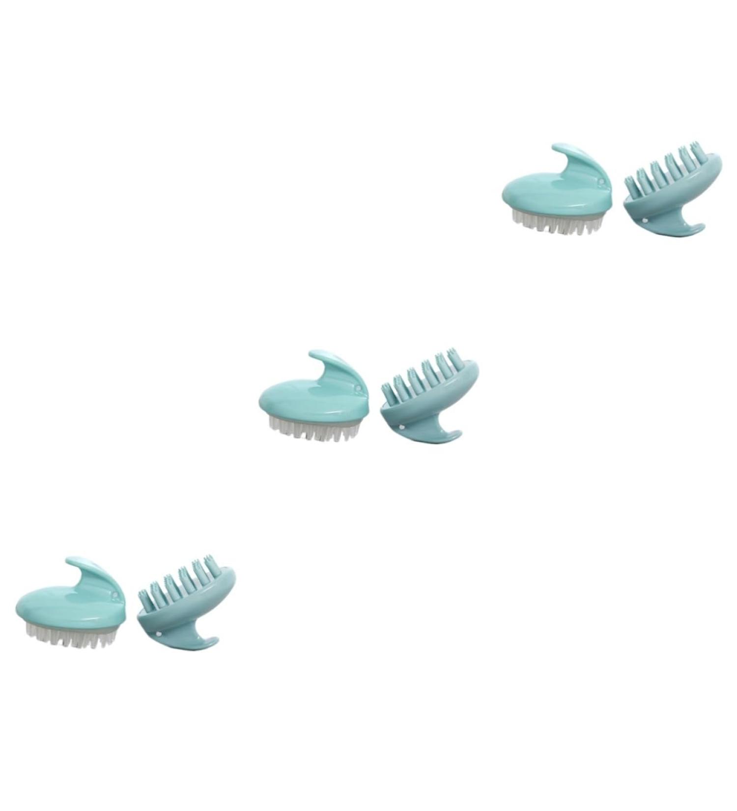 Fomiyes 6 Stk Hair Wash Brushes - Japanese Scalp Shampoo & Massage Devices for Luxurious Hair Care - Buy Online on GoSupps.com