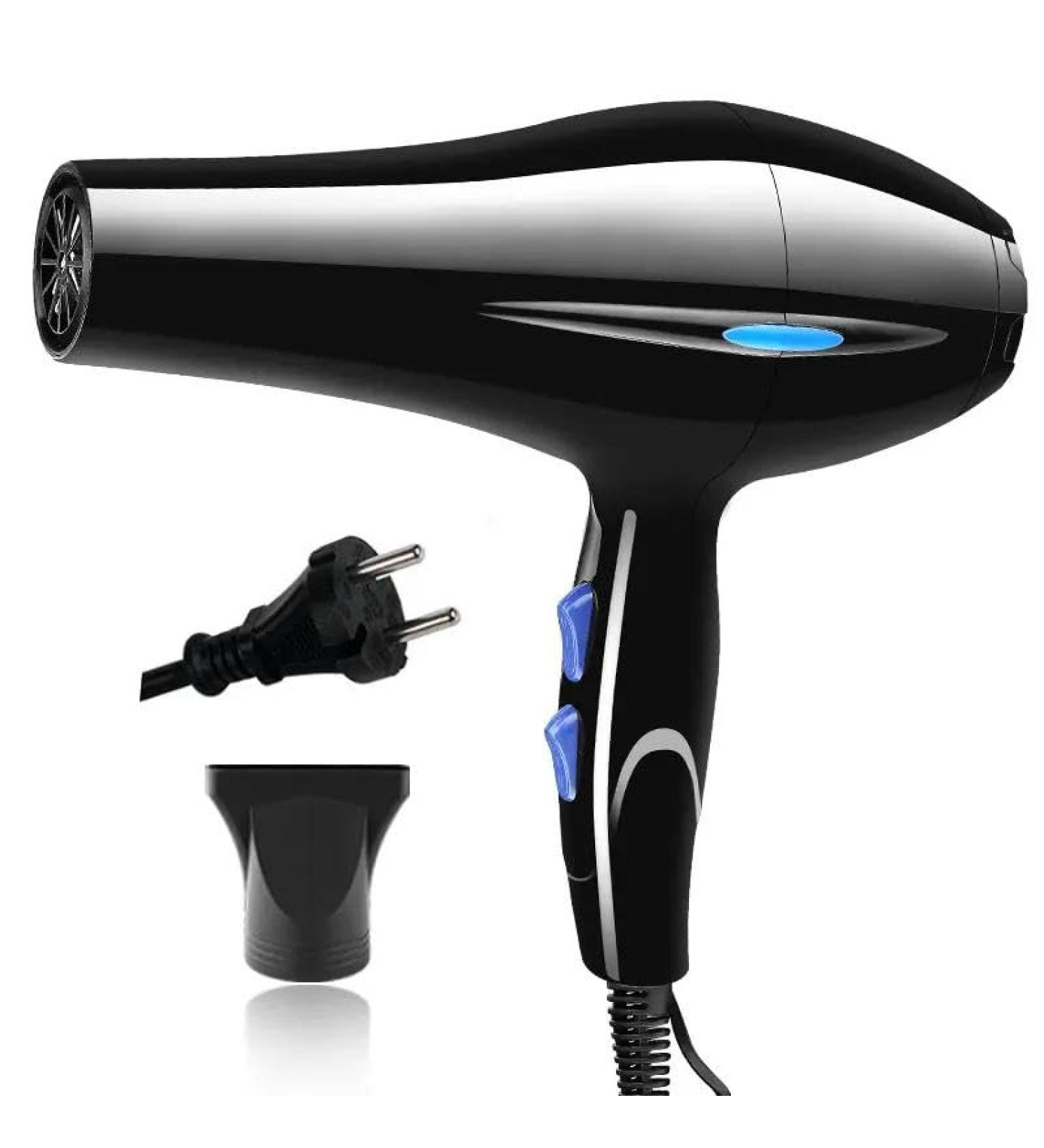 Hair Dryer with Concentrator Nozzle 1800 Watts Black and Blue - Buy Online on GoSupps.com