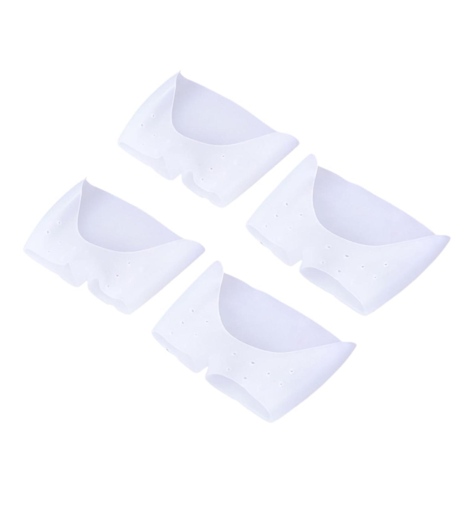 Buy 2 Pair Sebs Toe Cover Separators - Metatarsal Cushion Forefoot Sleeves for Ultimate Comfort | Thicken White Shoe Cover - Buy Online on GoSupps.com