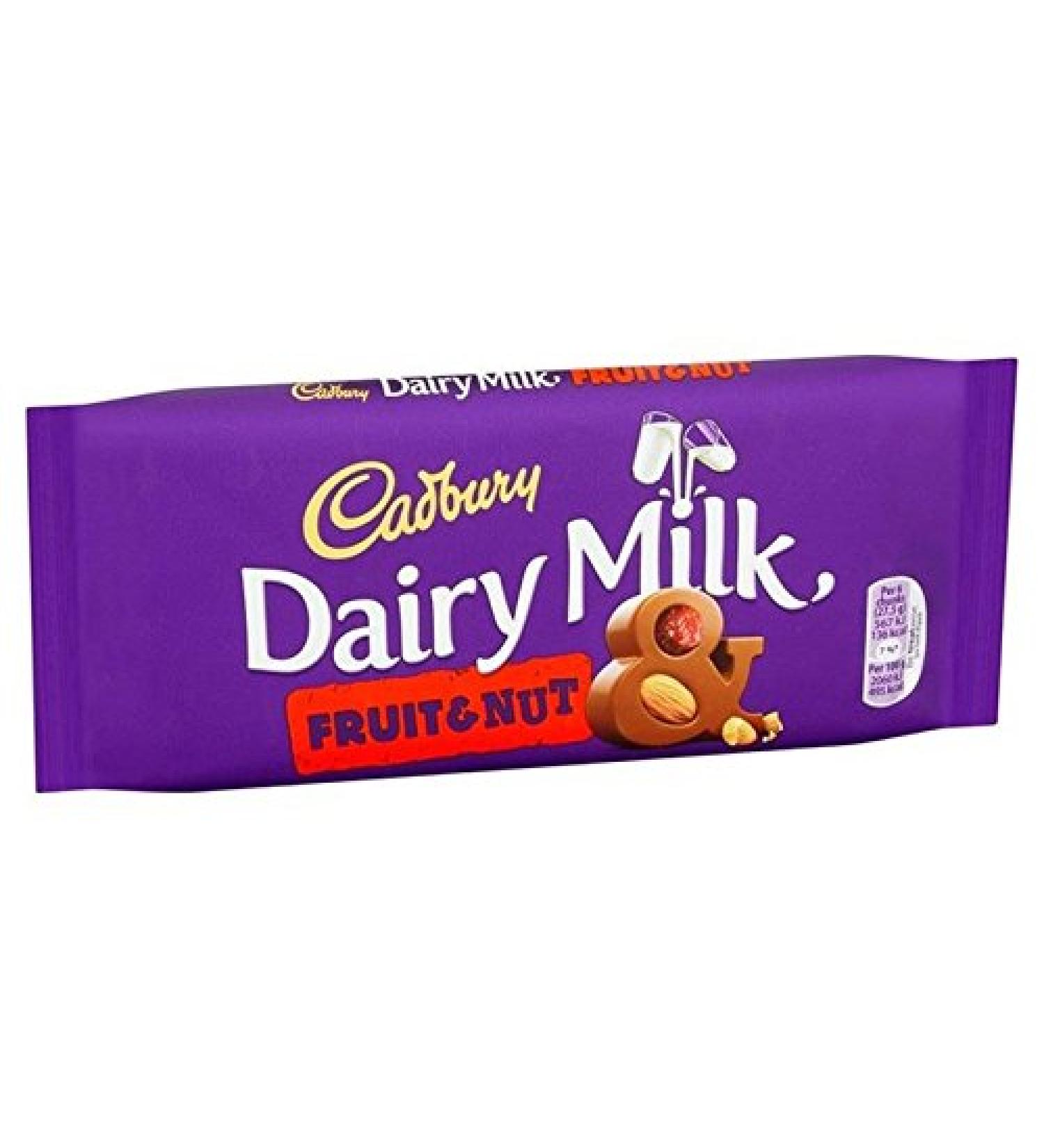 Cadbury Cow Milk Fruits and Cadbury Nuts 110 g