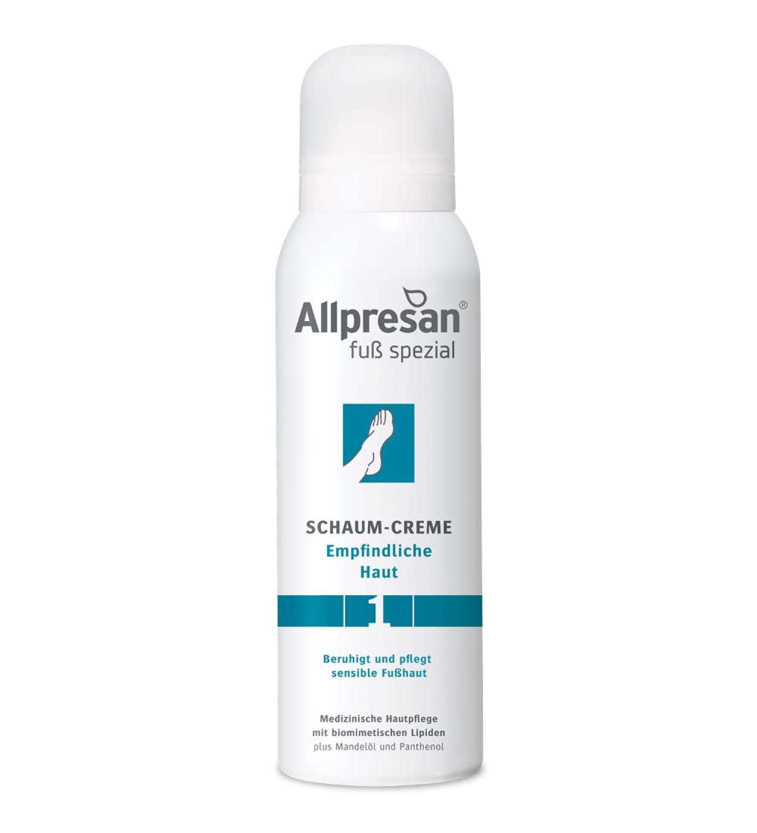 Allpresan Foot Special No. 1 Foam Cream for Sensitive Feet - Foot cream for daily foot care of sensitive skin 125 ml
