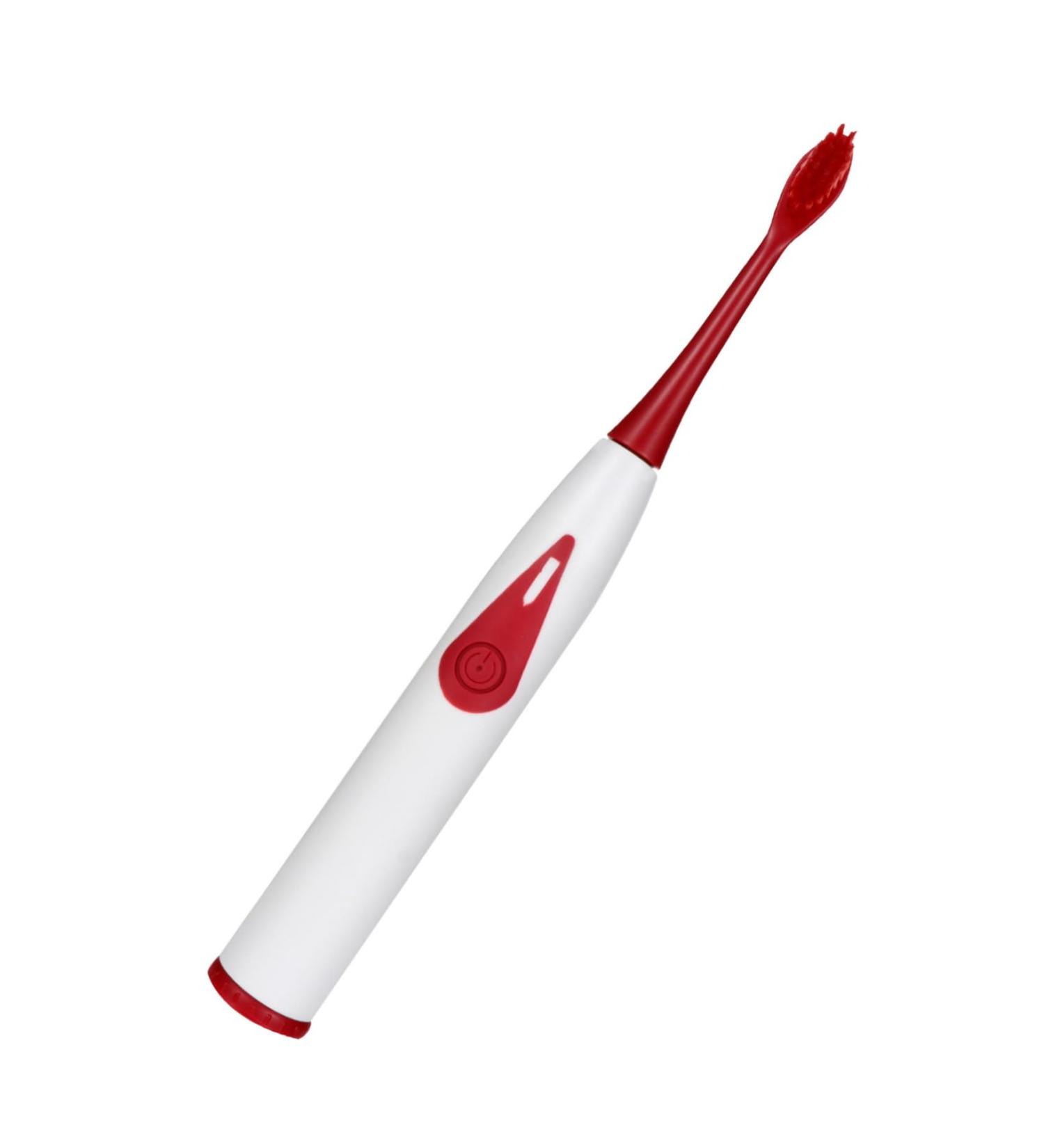 Ultechnovo Waterproof Electric Toothbrush Set - Oral Hygiene & Teeth Whitening - 1 Pack Red - Buy Online on GoSupps.com