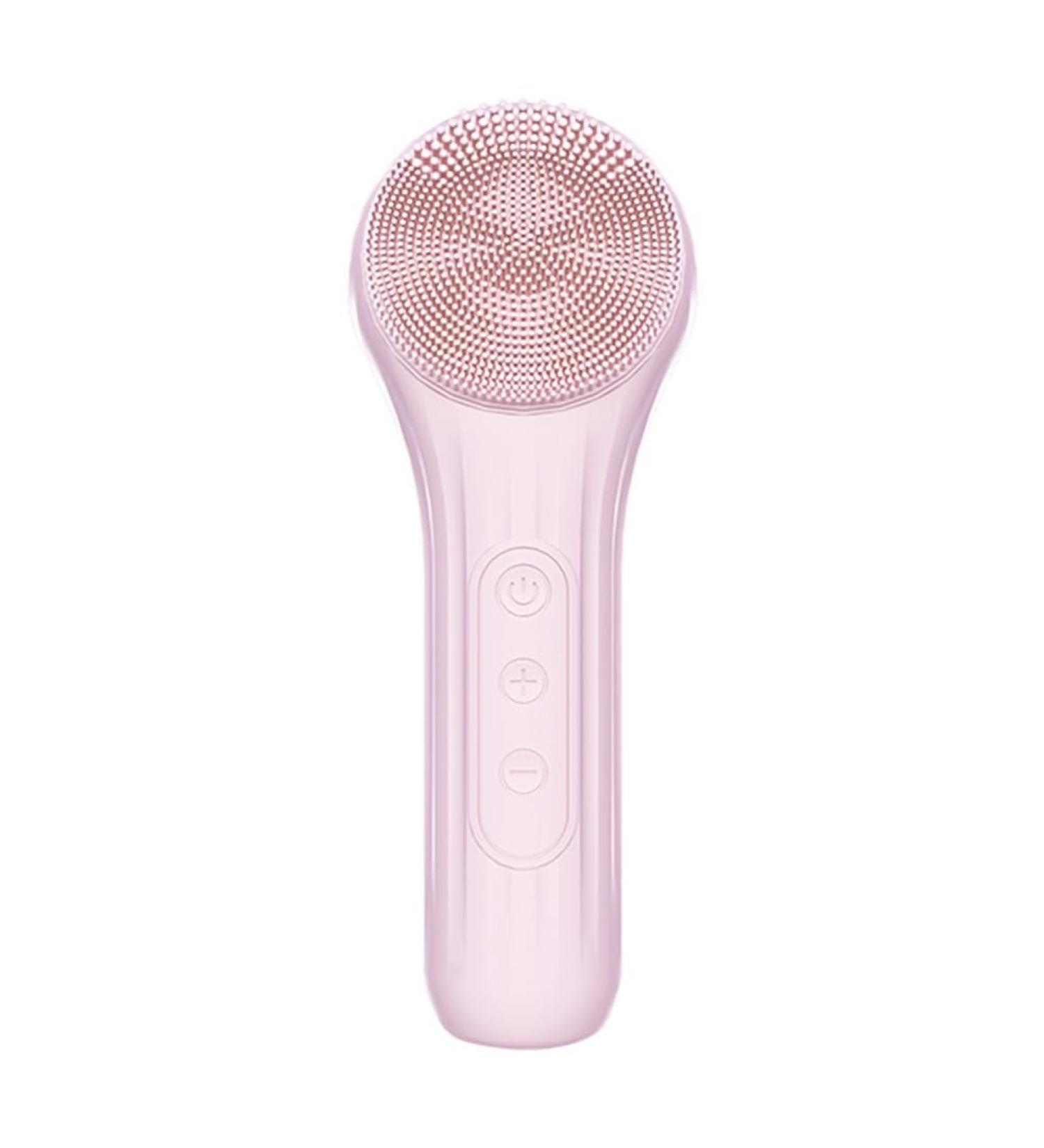 Ggnaxivs Electric Brush Heated Waterproof Pore Cleaner Silicone Belt Magnet Charger Cleansing Device Pink - Buy Online on GoSupps.com