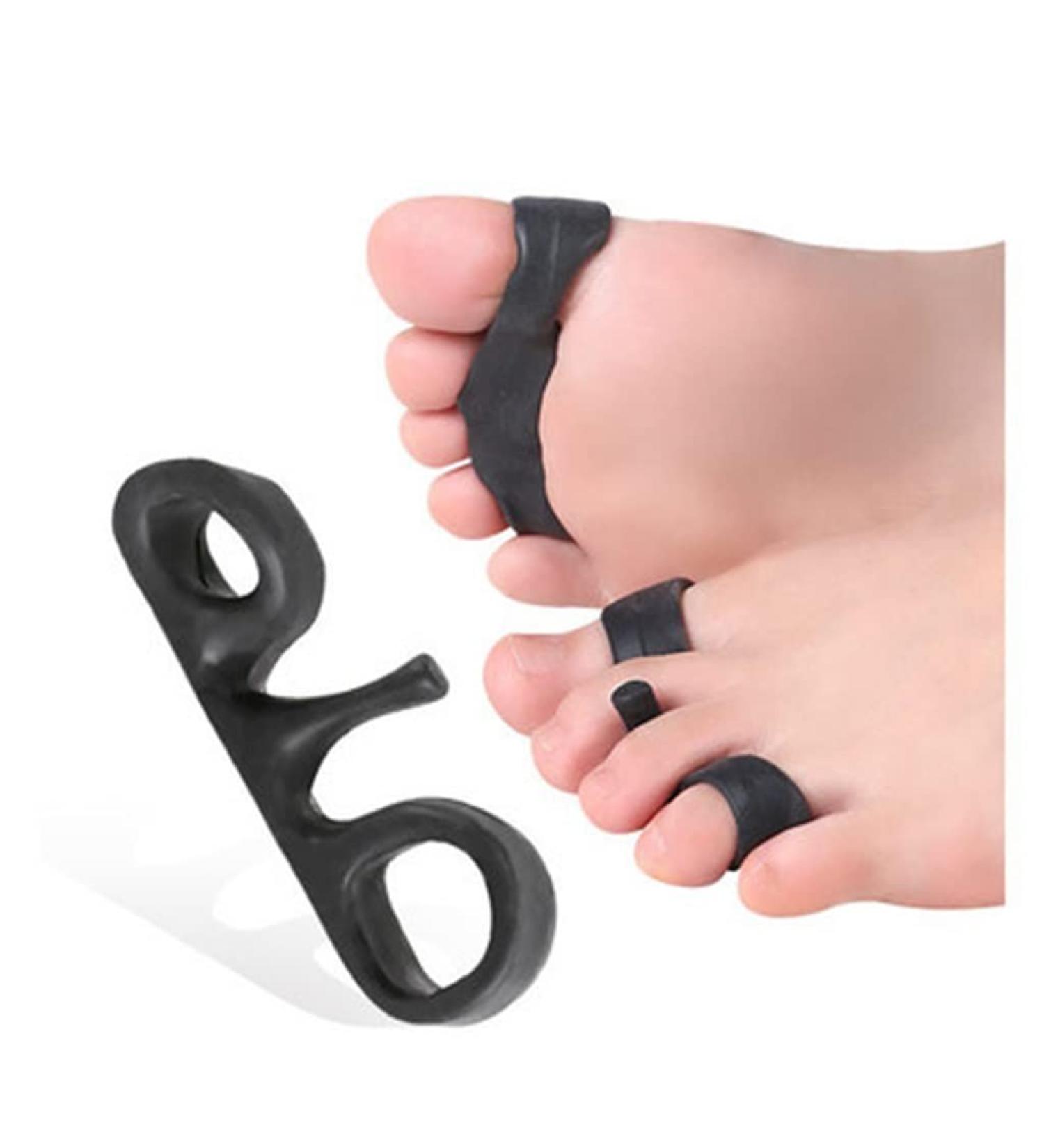 DEAVER Yoga Toe Separators - Silicone Gel Stretchers for Bunion Correction & Pain Relief (5 Pieces) - Buy Online on GoSupps.com
