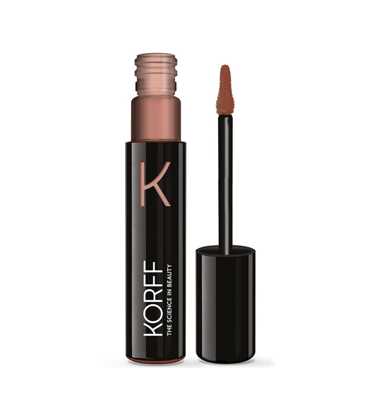 Korff Long-lasting Fluid Lipstick 12h soft and comfortable texture with hyaluronic acid and vitamin E glossy finish 05