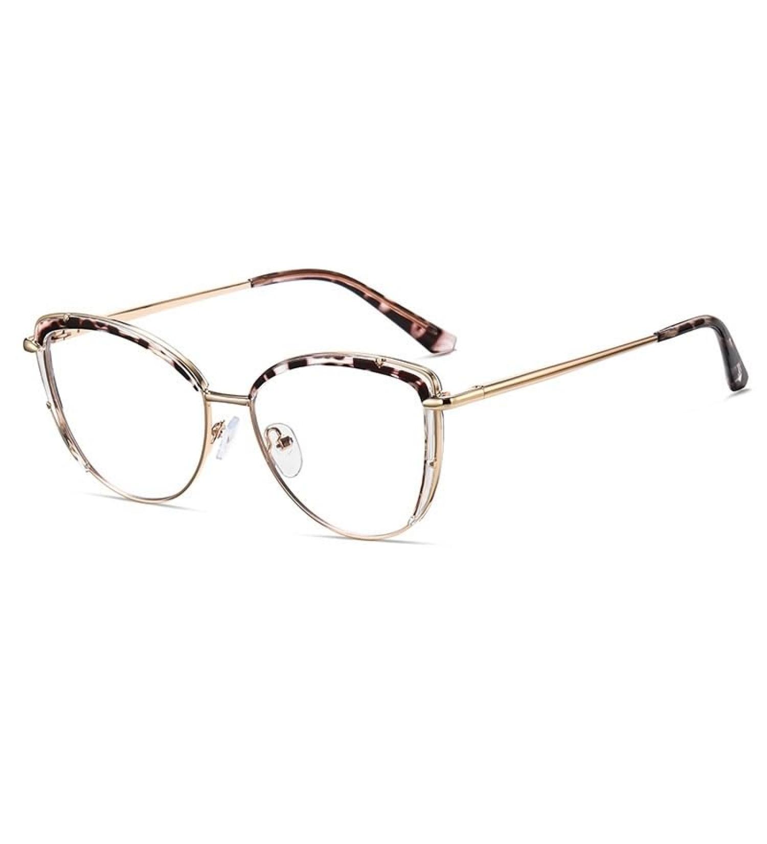 Parwana Designer Cat-Eye Reading Glasses for Women - Oversized Anti-Blue Light Glare-Free +300 C3 - Buy Online on GoSupps.com