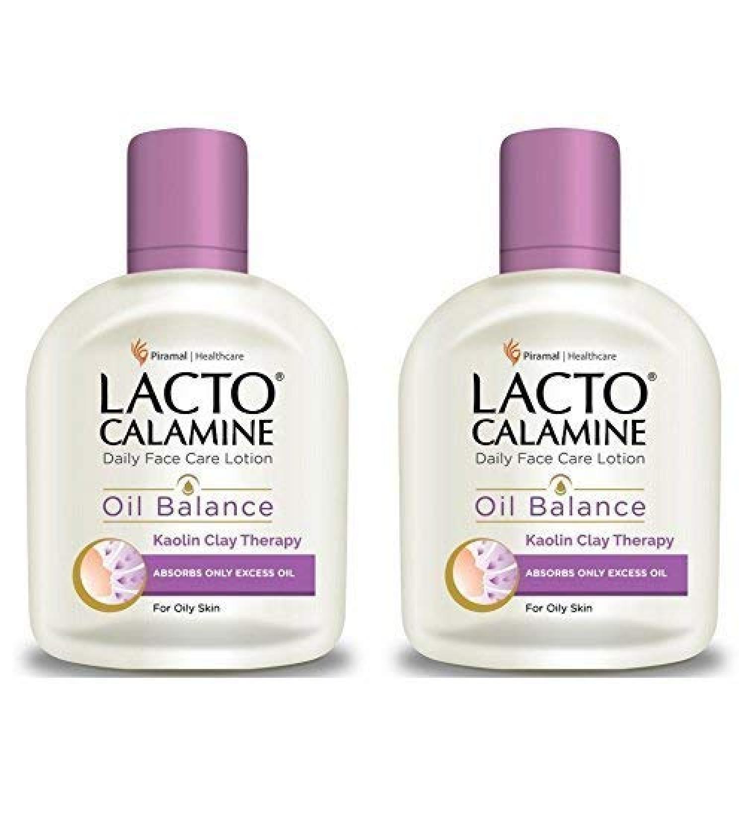 Lacto Calamine Skin Balance Oil control 120 ml. (Pack of 2)