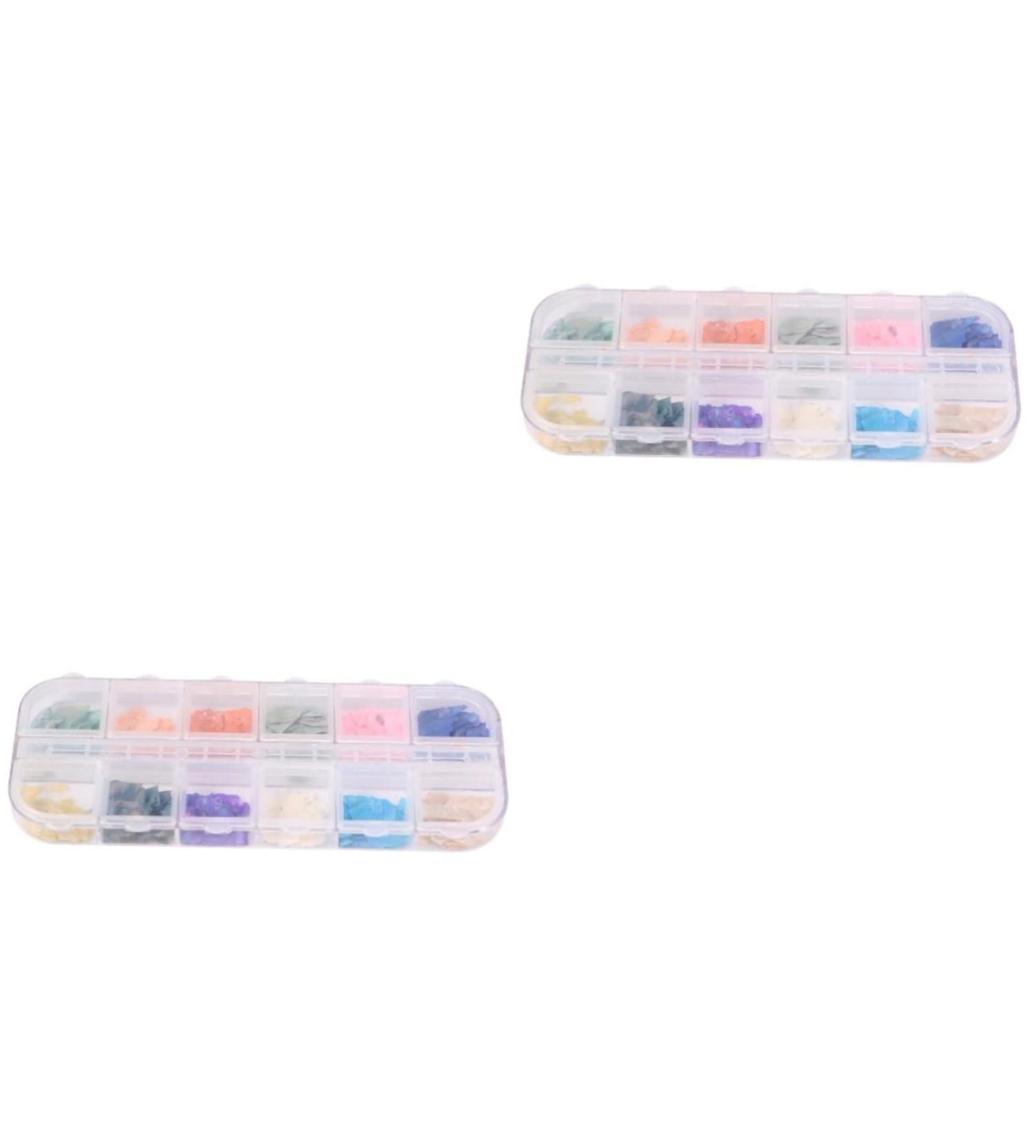 Beavorty 2 Boxes Nail Decoration Lady's Nail Art Glass Ornaments Gemstones for Nails Seashell Decor Trendy Decor Nail Gems Manicure Decoration Manicure Patches Fashion Decorate Accessories - Buy Online on GoSupps.com
