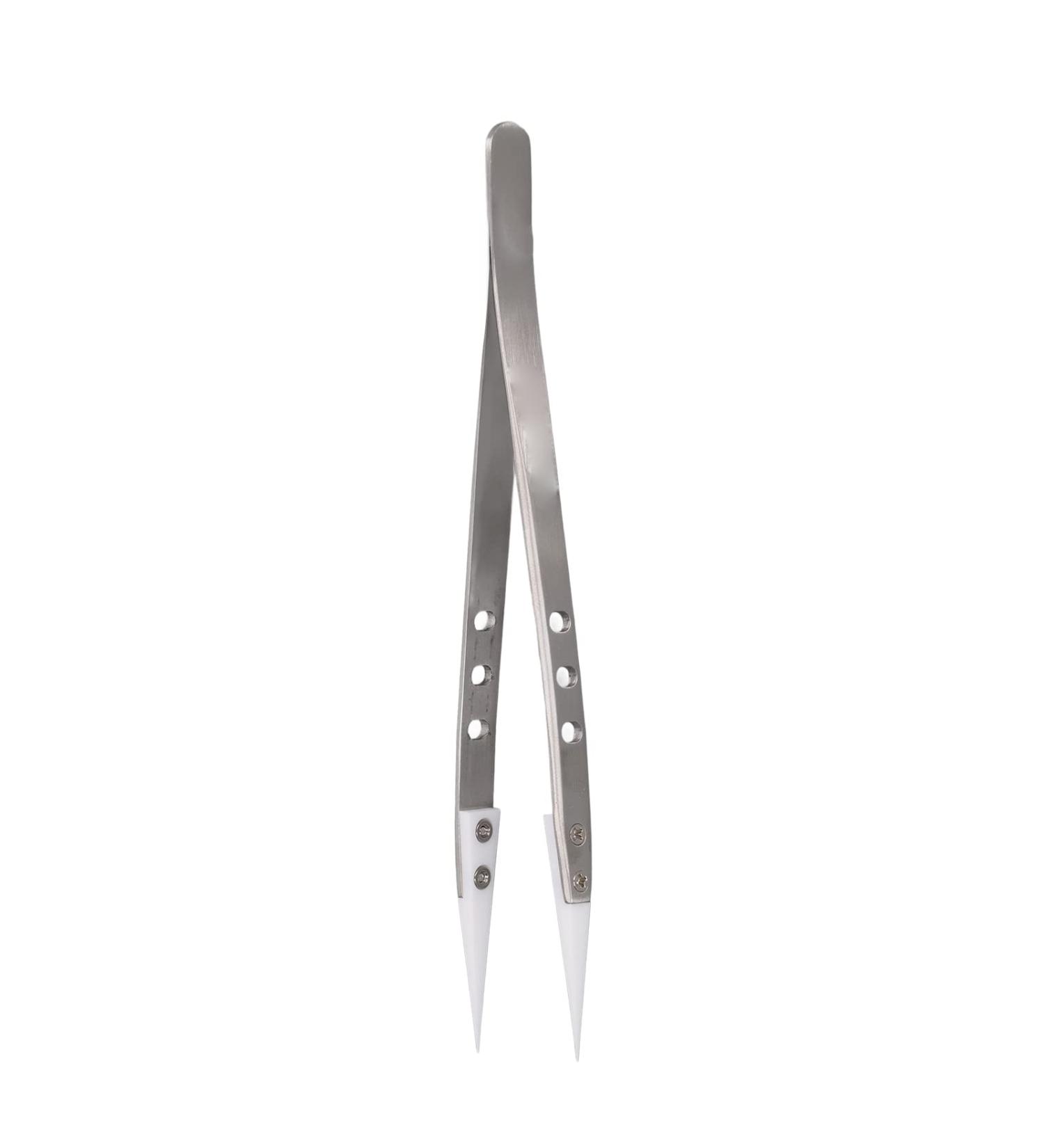 Precision Finch Tweezers - Fine Tip Repair Tweezers for Ingrown Hair Facial Hair Splinters & Tick Removal | International Shipping - Buy Online on GoSupps.com