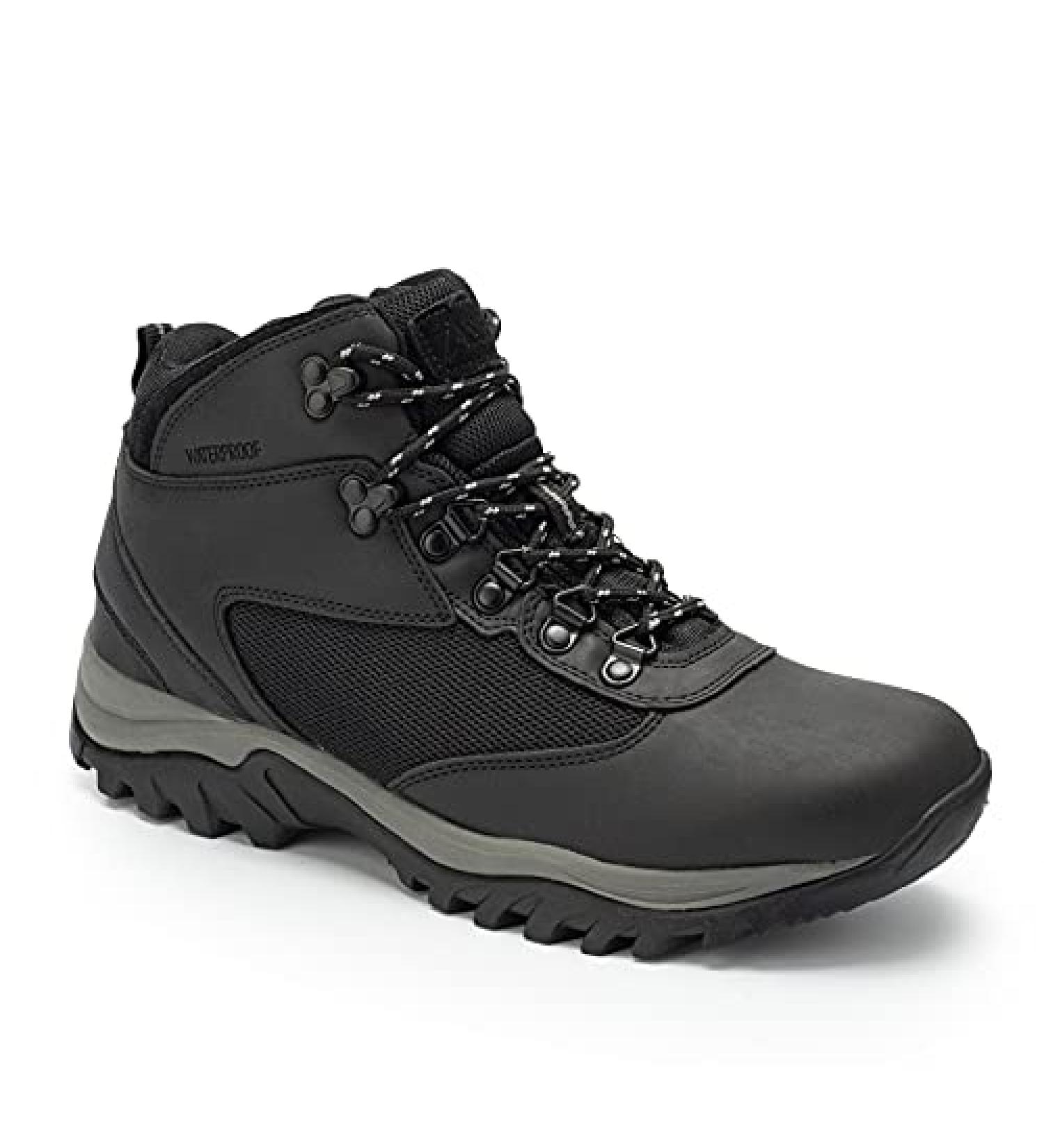 ZASEPY Men's Hiking Boots Non-Slip Mid Top Water Resistant | Black 078 - Buy Online on GoSupps.com