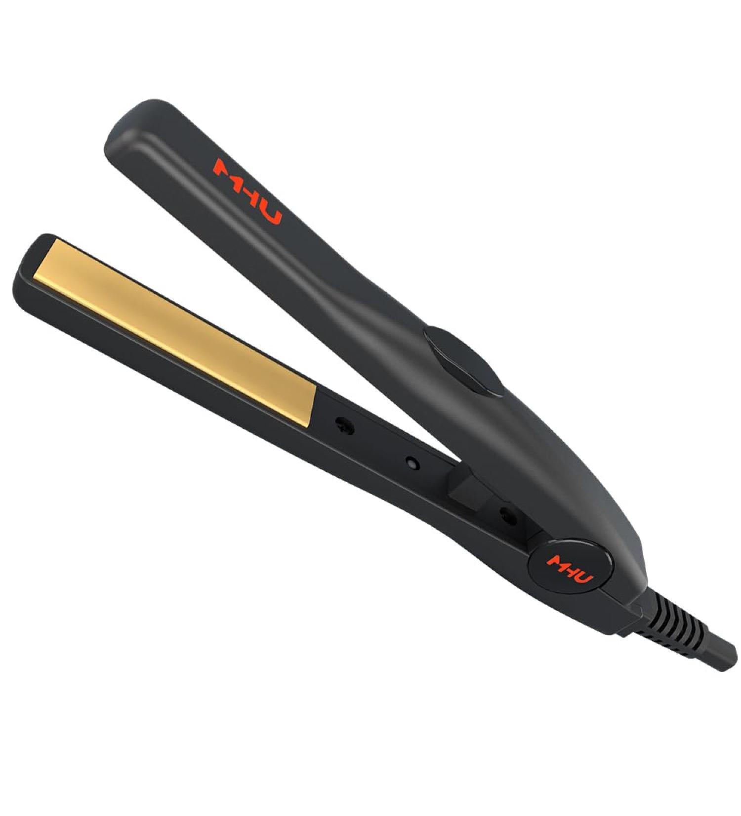 1/2 Inch Mini Hair Straightener for Short Hair & Curls - Portable Ceramic Flat Iron for Travel - Buy Online on GoSupps.com