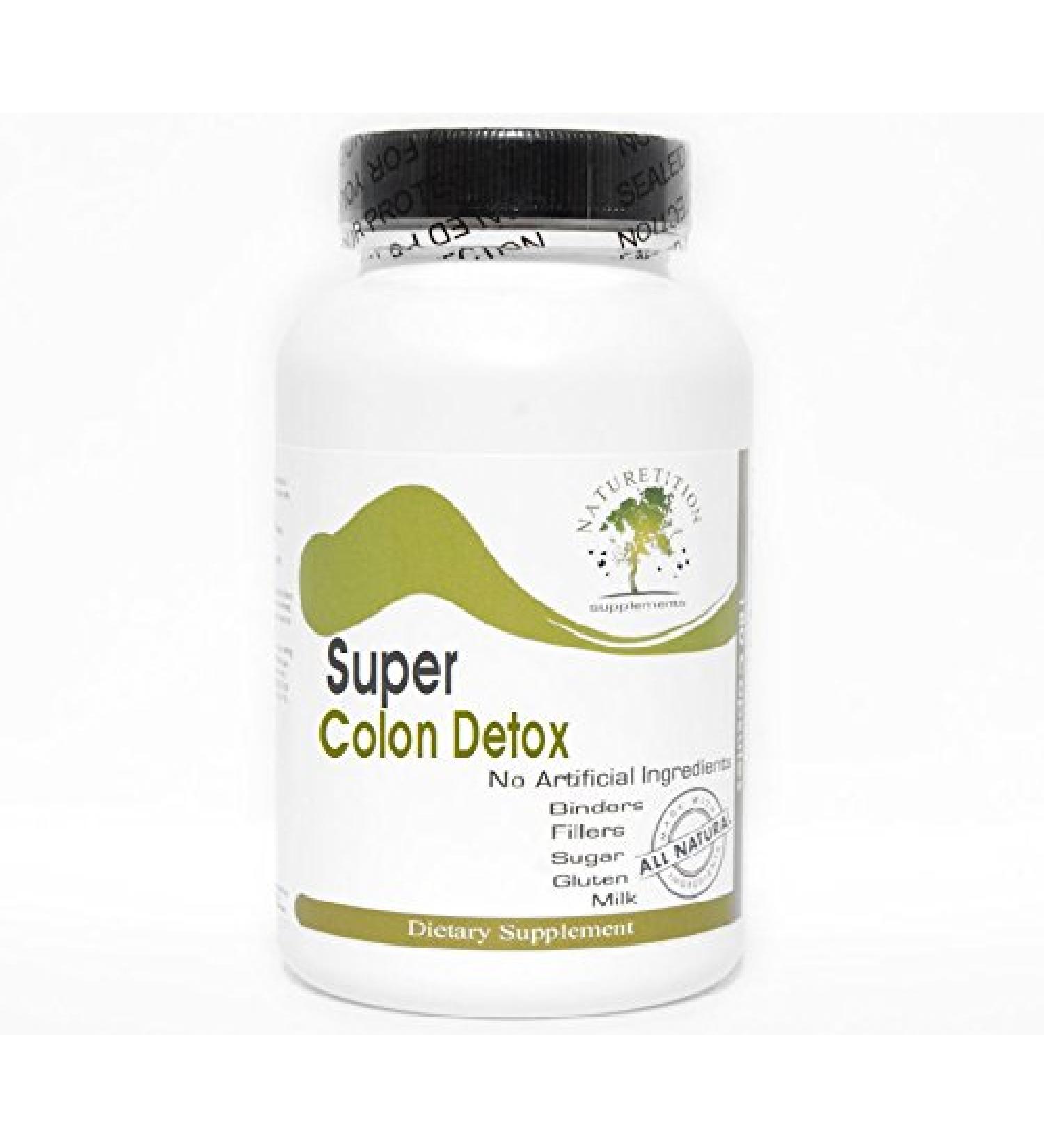 Super Colon Detox 180 Capsules - No Additives Naturetition Supplements