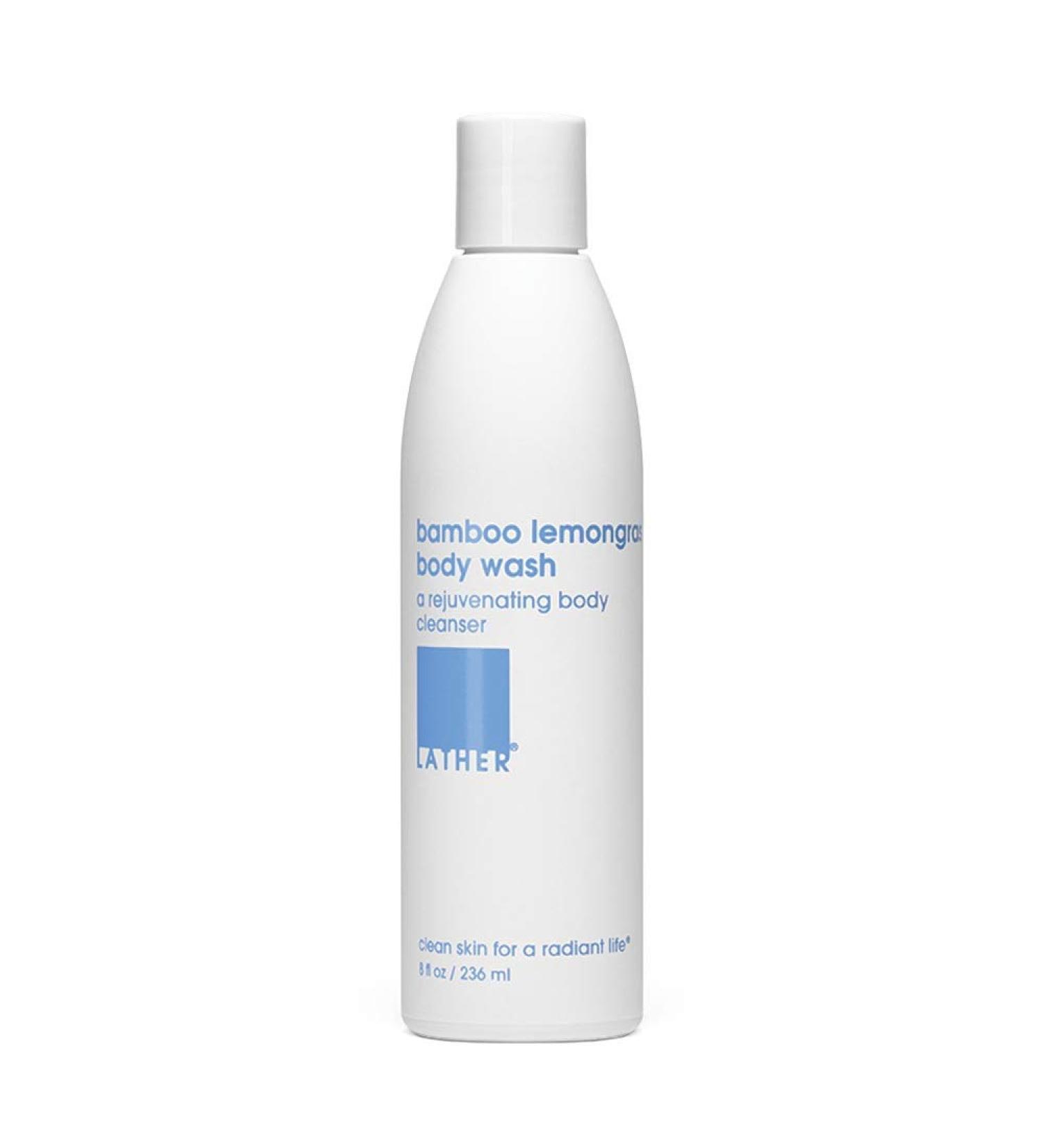 Lather Bamboo Lemongrass Body Wash 8 fl oz | Refreshing Natural Cleanser - Buy Online on GoSupps.com