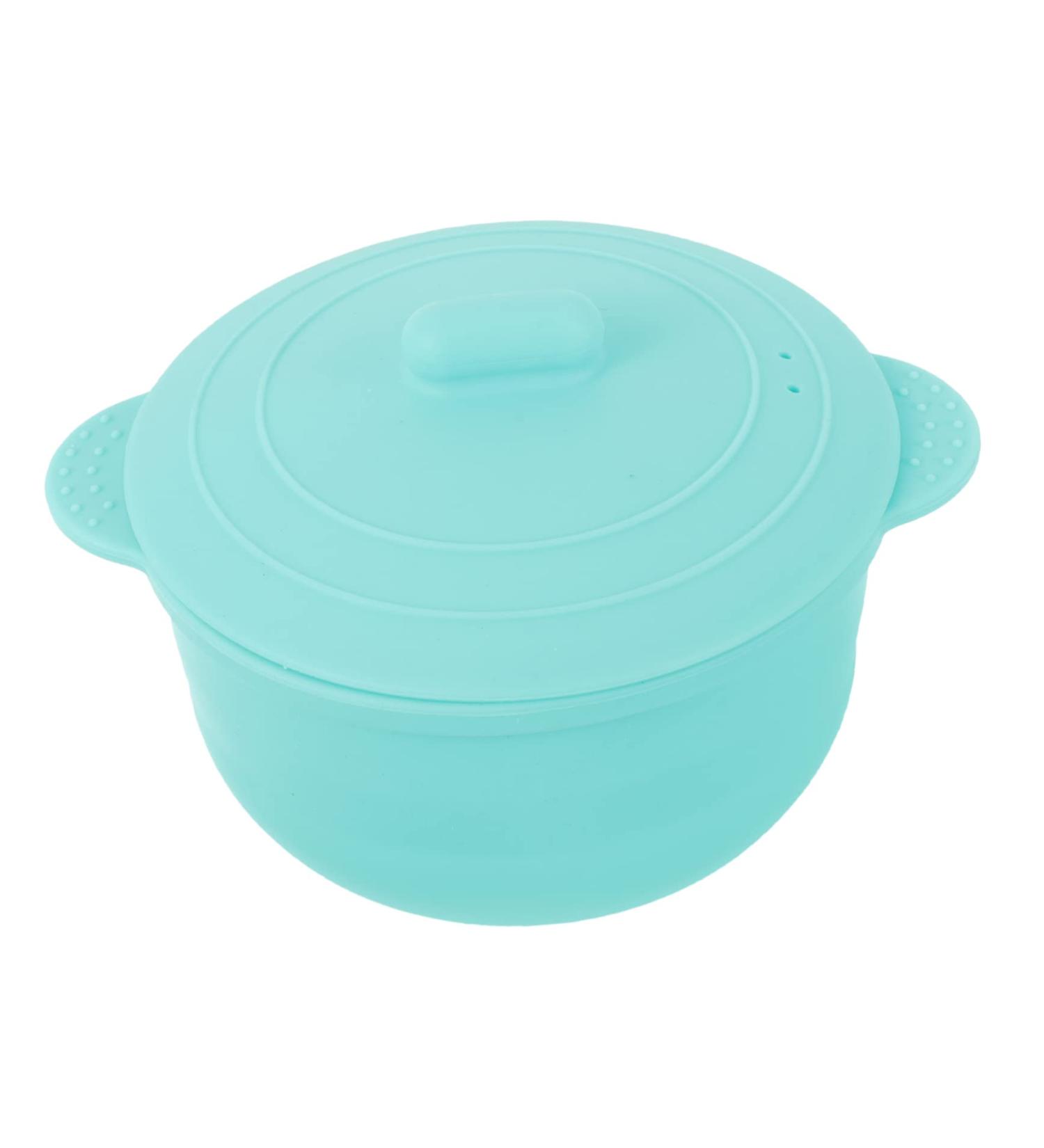 Beavorty Silicone Waxing Pot for Legs - Eco-Friendly Beauty Shell Mini Makeup Accessory Wooden Bowl for Skincare - 1 Pack (Green) - Buy Online on GoSupps.com