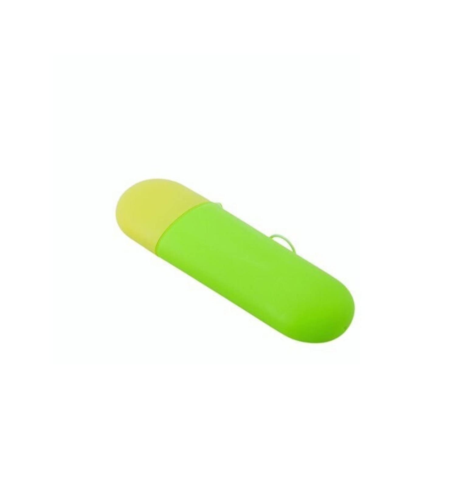 Digjobk Green Toothbrush Mug | Portable Mouthwear & Holder | Travel Toothbrush & Toothpaste Storage | Outdoor Bathroom Accessories - Buy Online on GoSupps.com