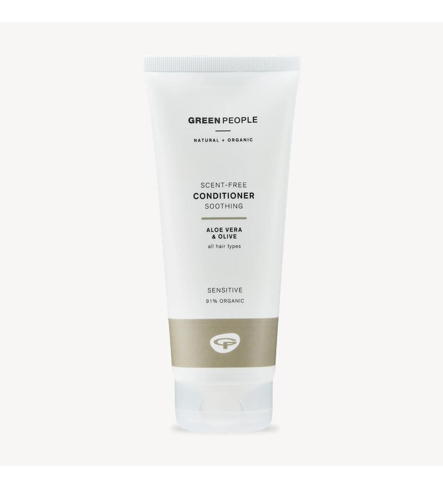 Organic Perfume-Free Conditioner | Green People 200ml | Sensitive Scalp & All Hair Types | Silicone-Free & Vegan - Buy Online on GoSupps.com