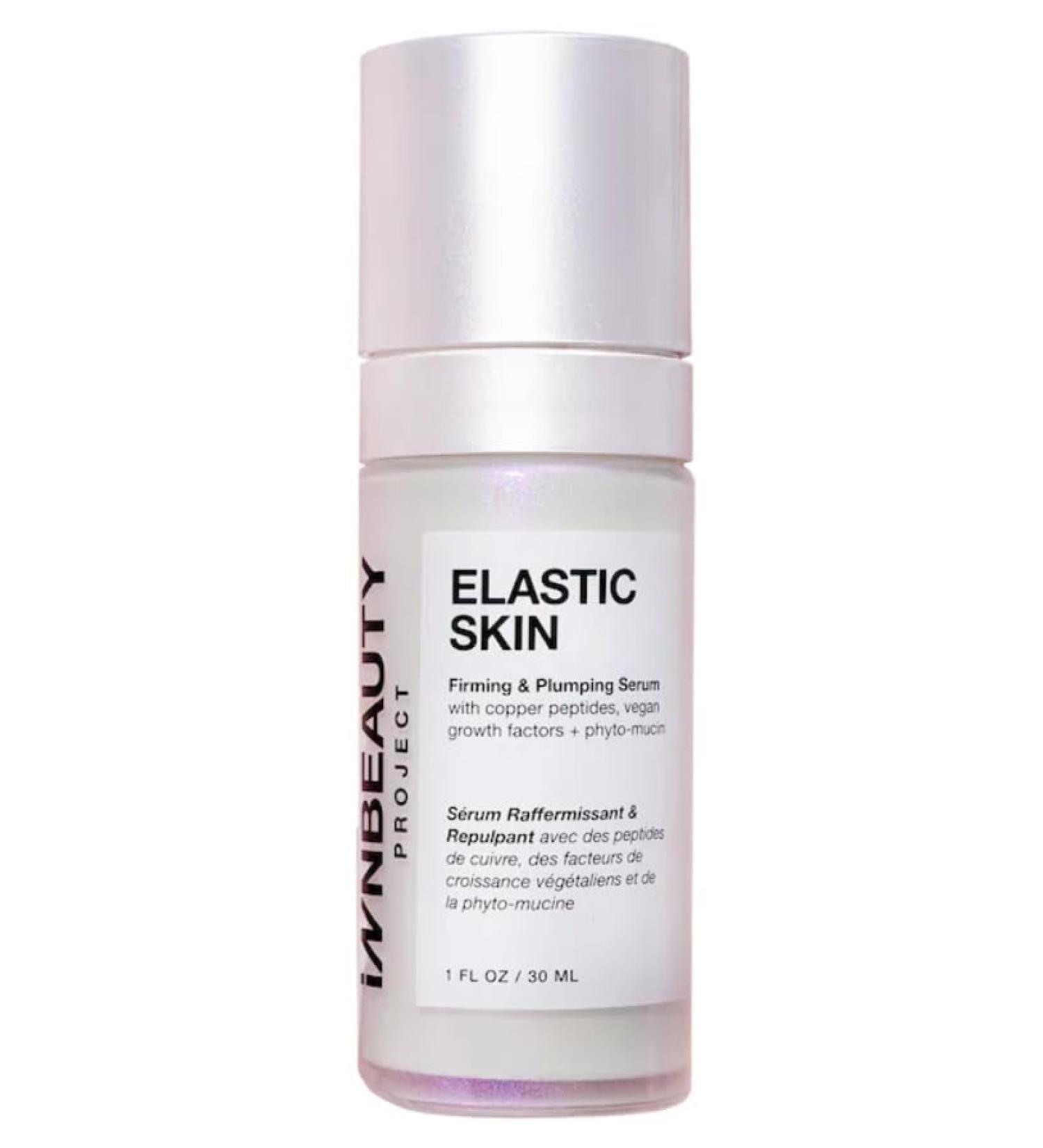 INNBEAUTY Elastic Skin Firming & Plumping Refillable Serum 1 Fl. Oz White