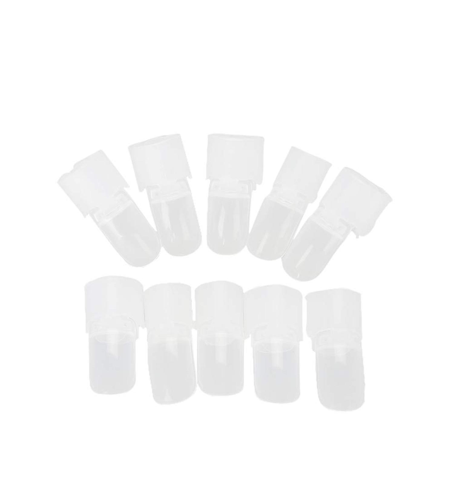 10Pcs/set Nail Polish Varnish Nail Art AccessoriesNail Art SetsProtector Holder Manicure Finger Nail Art Tips Cover Shield - Buy Online on GoSupps.com