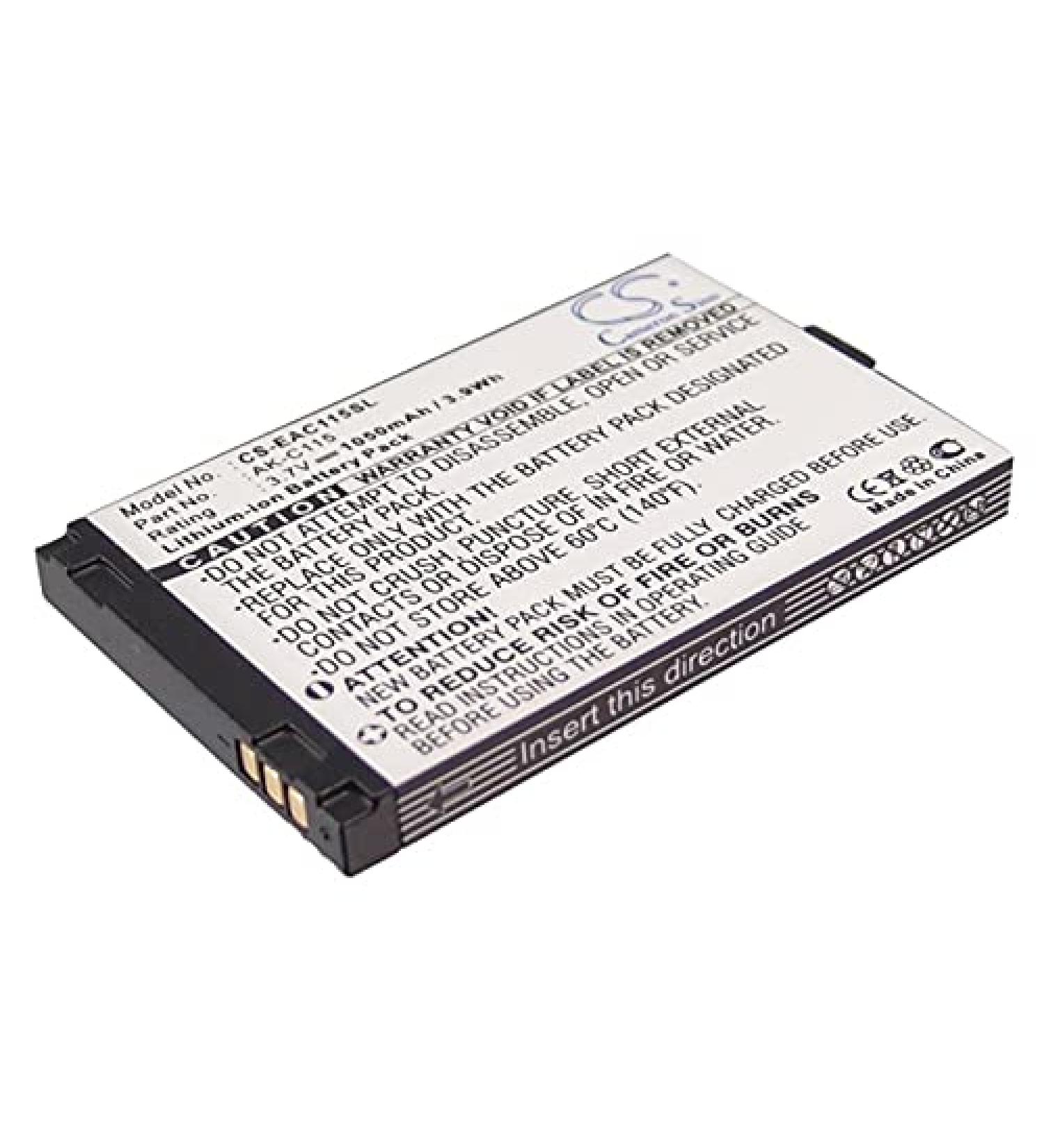 Replacement Battery for Emporia Telme C100 C115 C135 C95 C96 - AK-C115 1050mAh/3.7V - International Shipping Available - Buy Online on GoSupps.com
