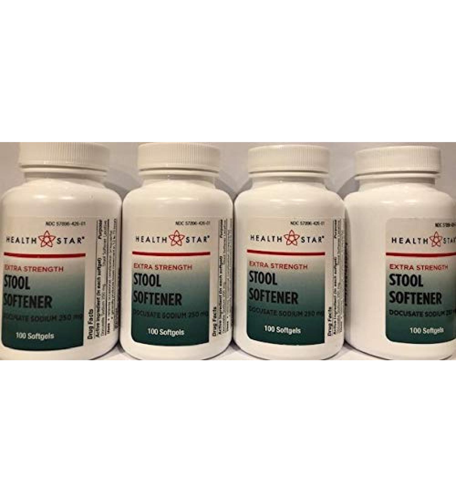Docusate Sodium 250mg: Geri Care Stool Softener 400 Softgels - Buy Online on GoSupps.com