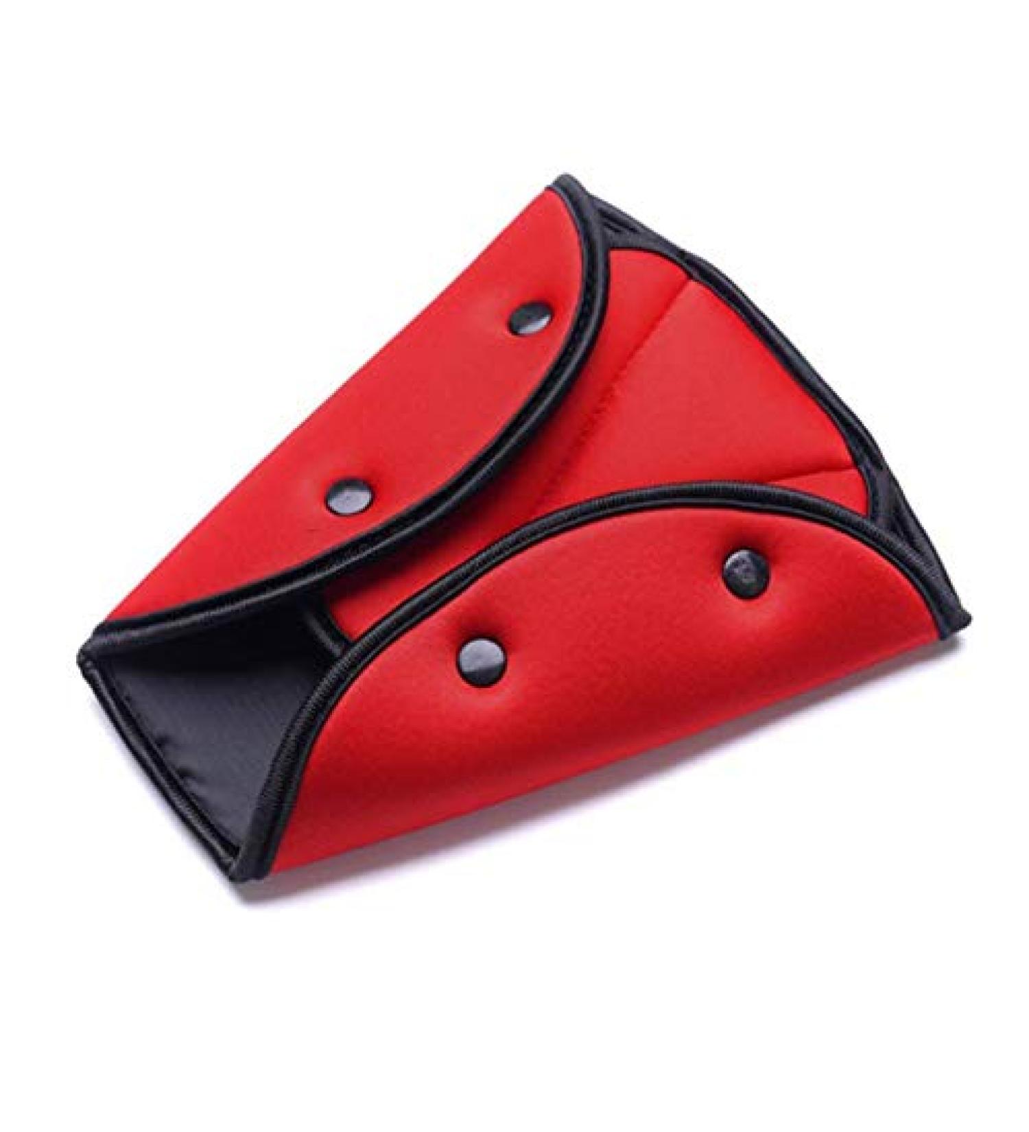 Car Safe Fit Seat Belt Adjuster - Stable Seat Belt Fixer (Red) for Safe Driving | International Shipping - Buy Online on GoSupps.com